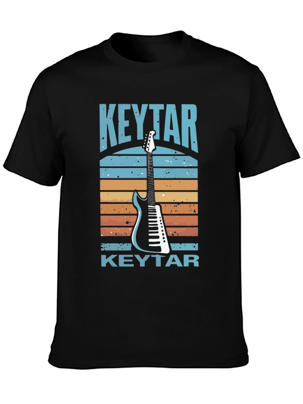 Retro Keytar T-Shirt - Musical Instrument Tee
