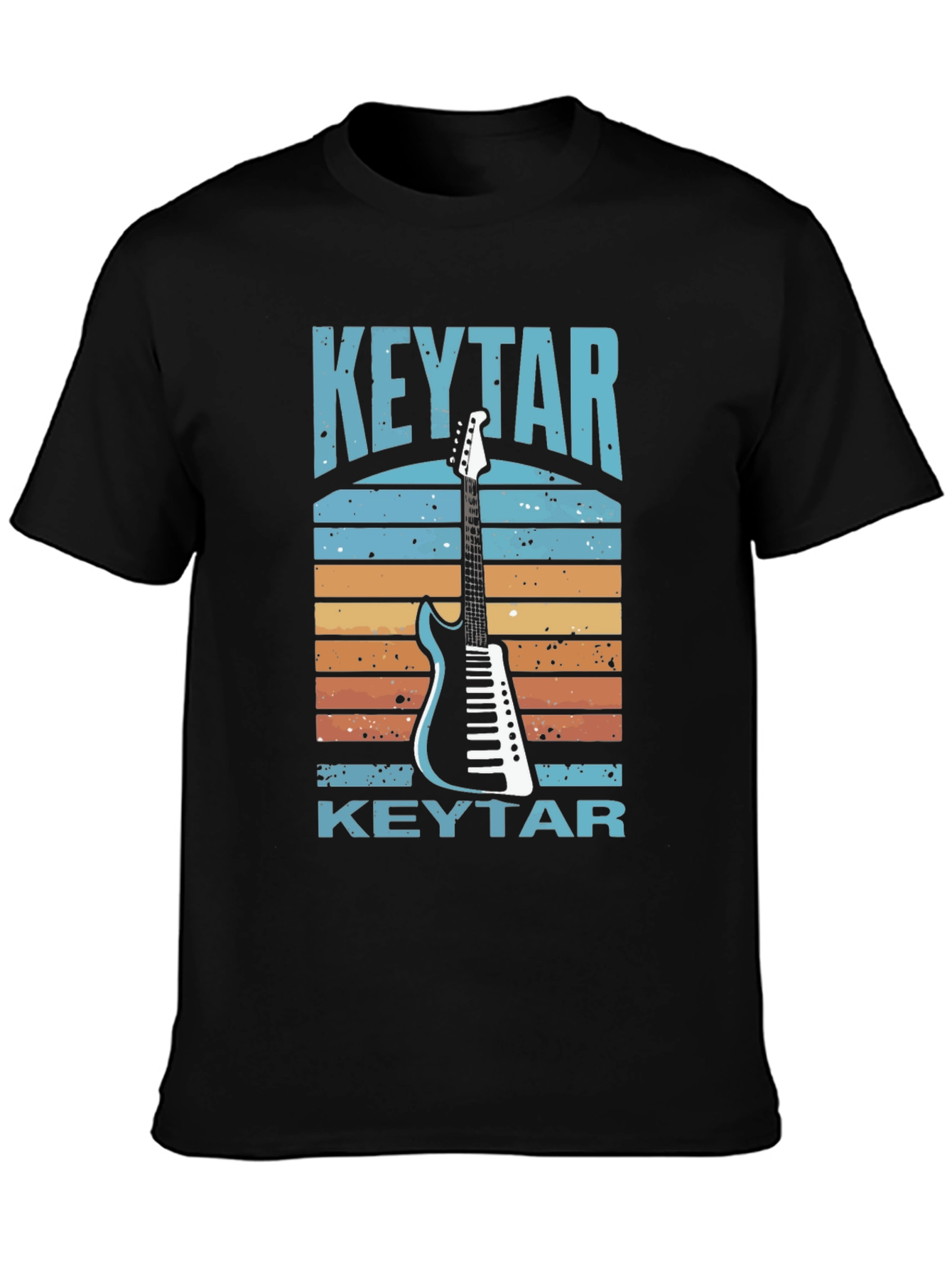 Retro Keytar T-Shirt - Musical Instrument Tee