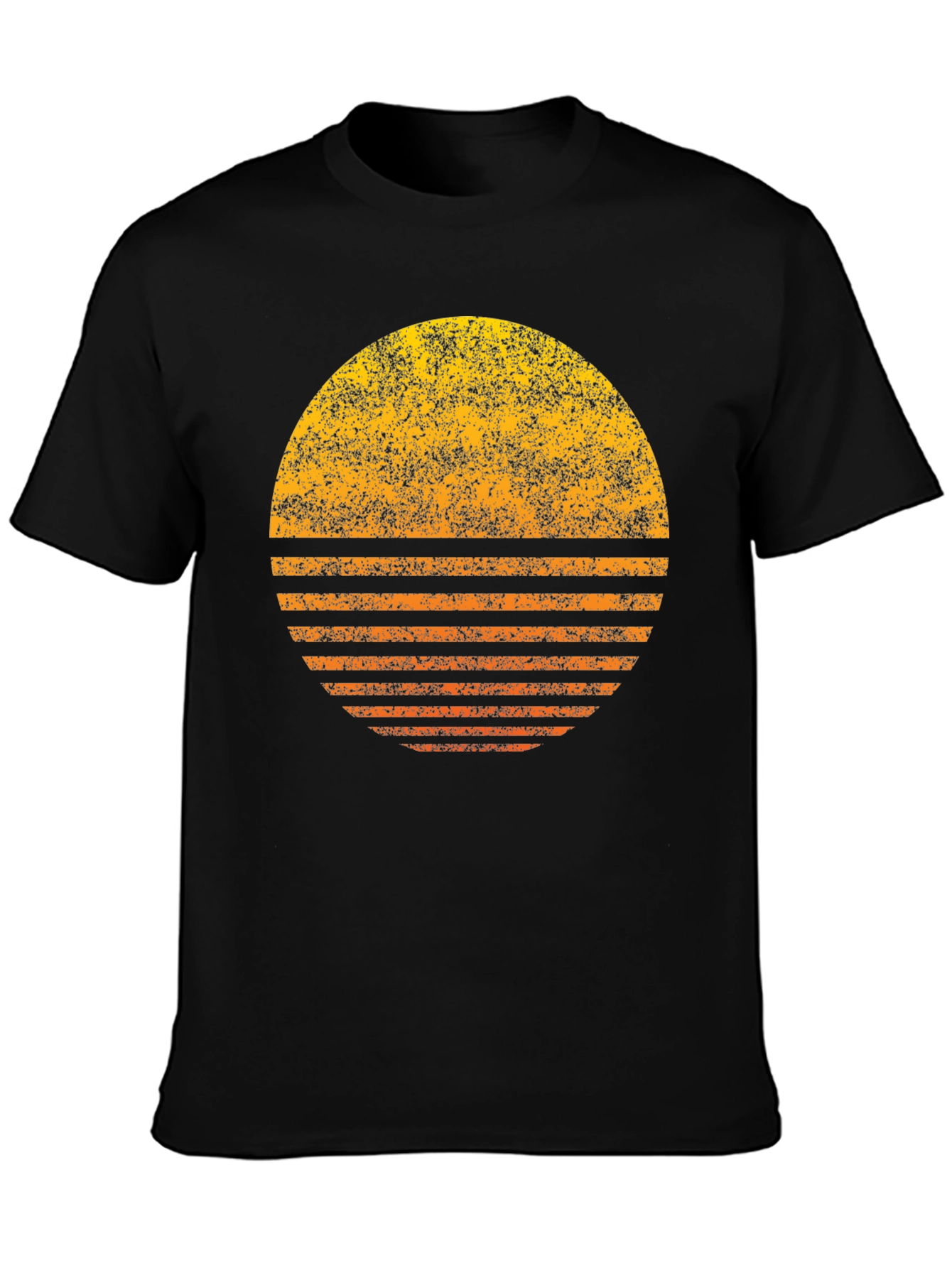 Retro Sunset Graphic Tee - Vintage Style Comfort