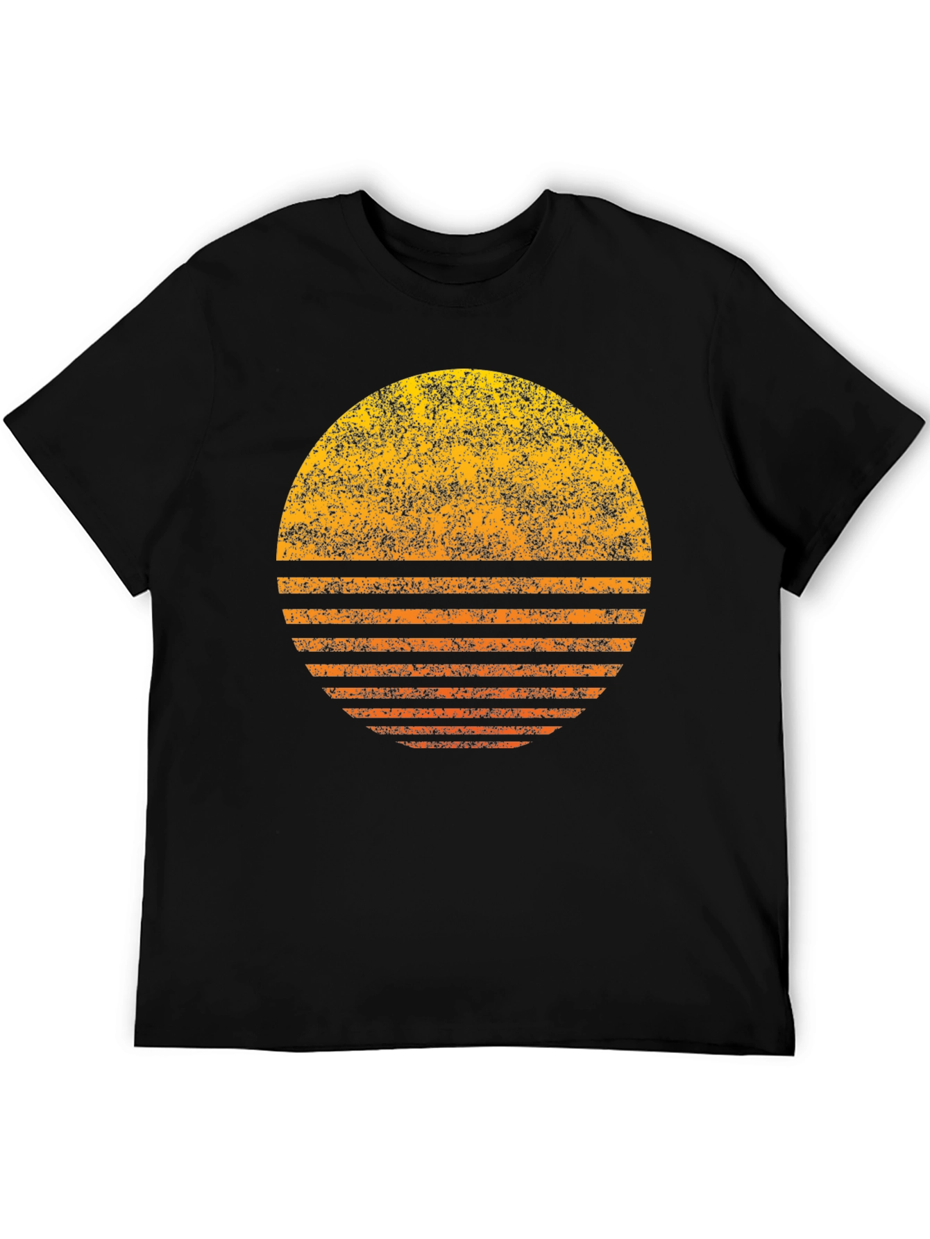 Retro Sunset Graphic Tee - Vintage Style Comfort