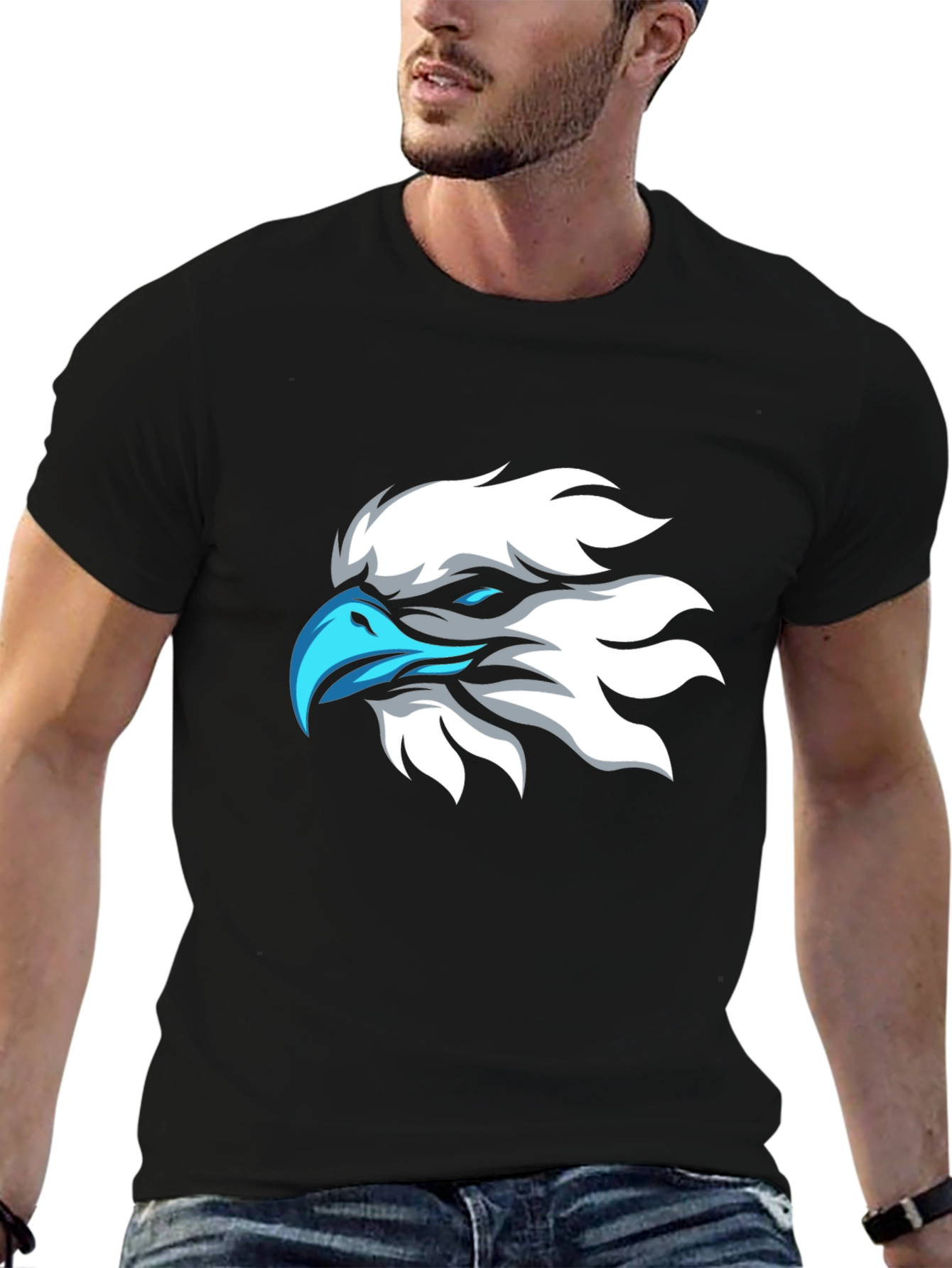 Eagle Graphic Black T-Shirt
