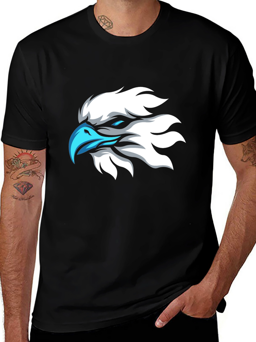 Eagle Graphic Black T-Shirt