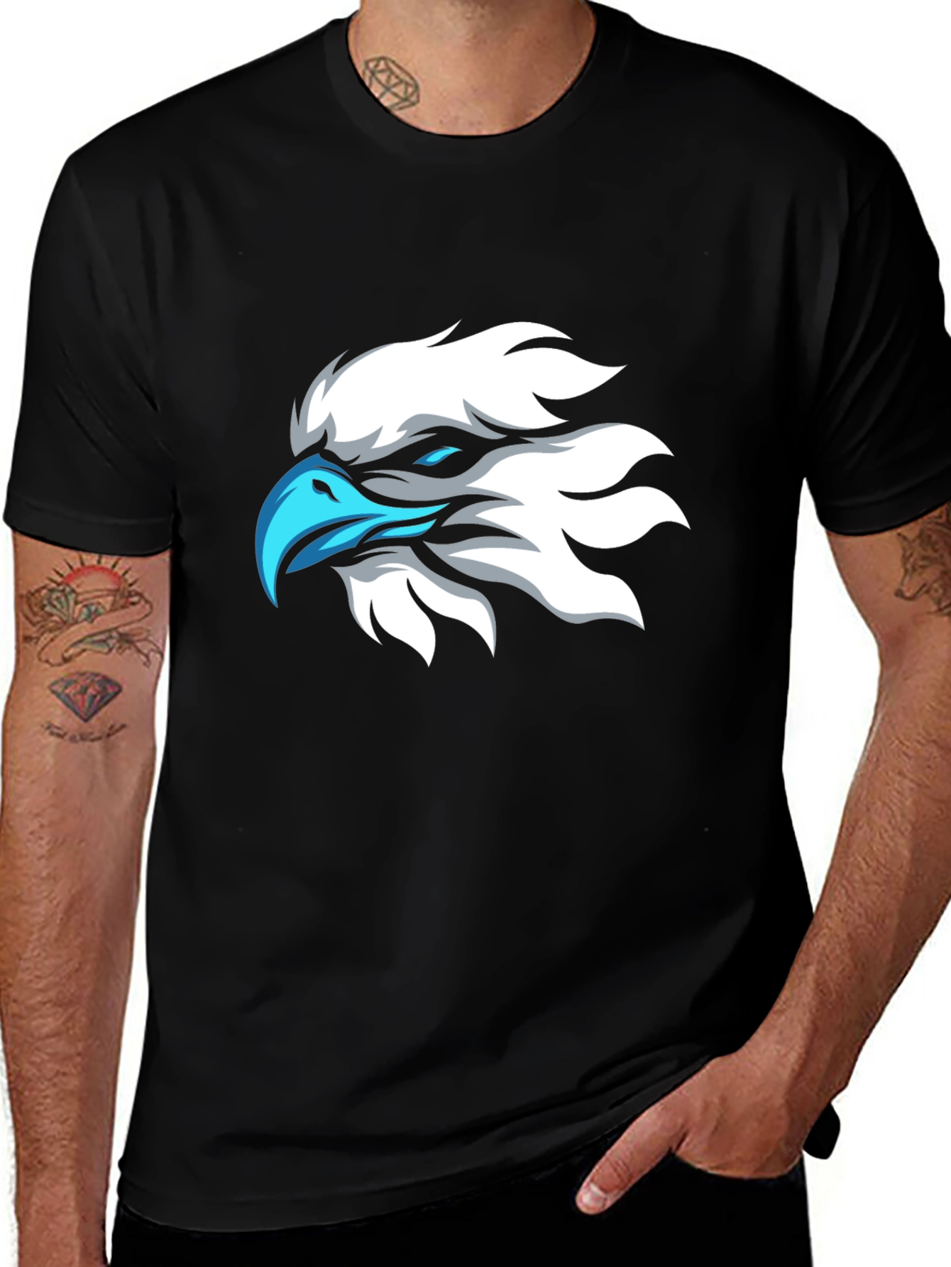 Eagle Graphic Black T-Shirt