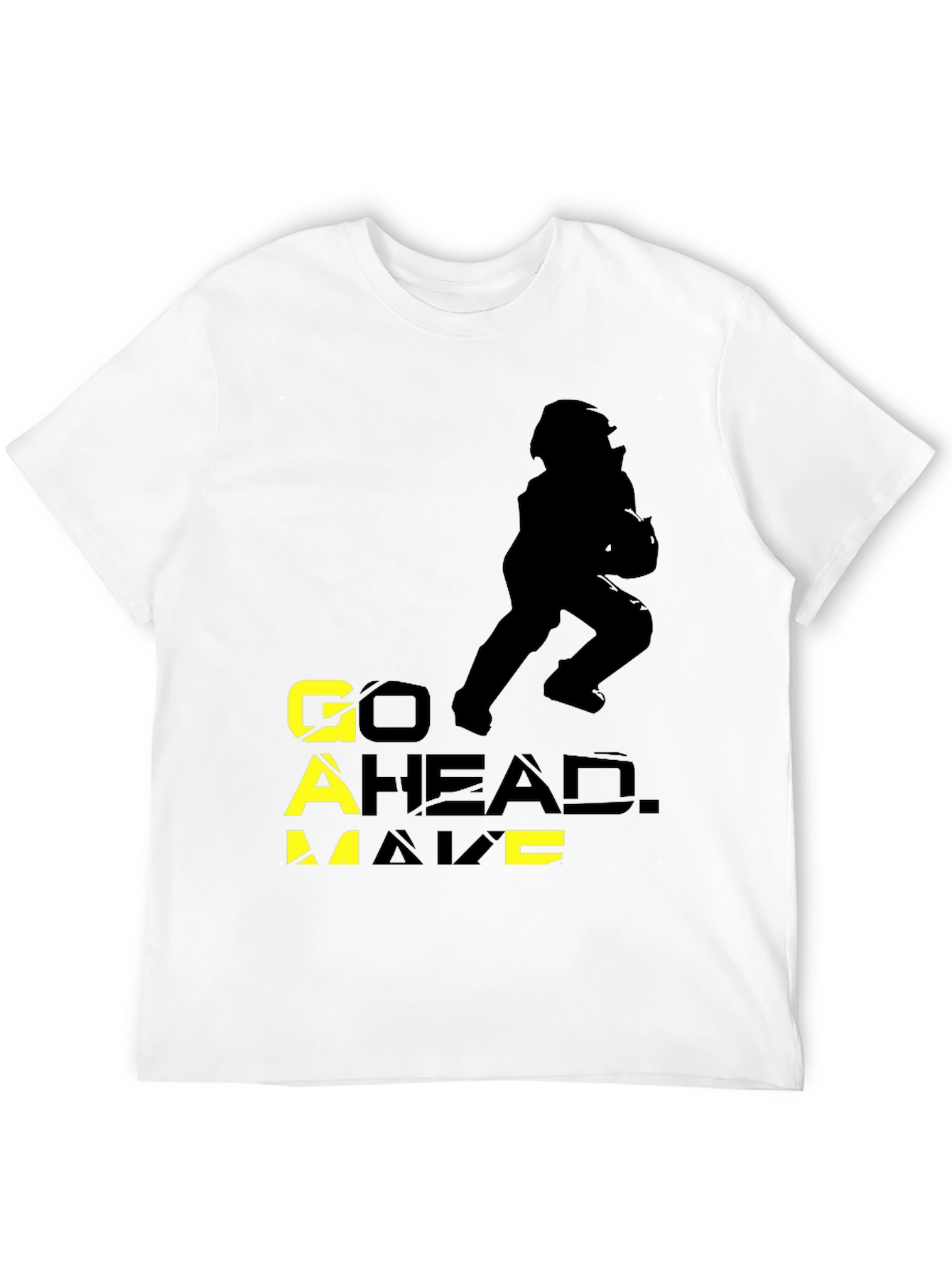 Go Ahead. Make a Move Black Graphic Tee