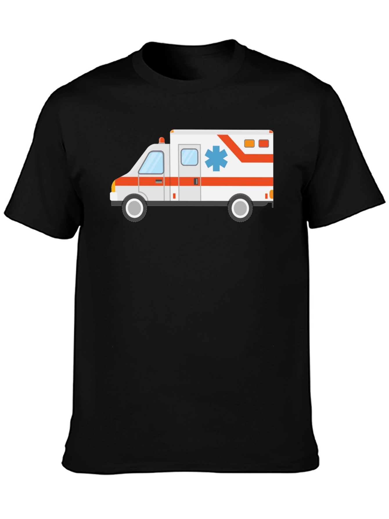 Ambulance Graphic T-Shirt - Medical Emergency Vehicle Tee