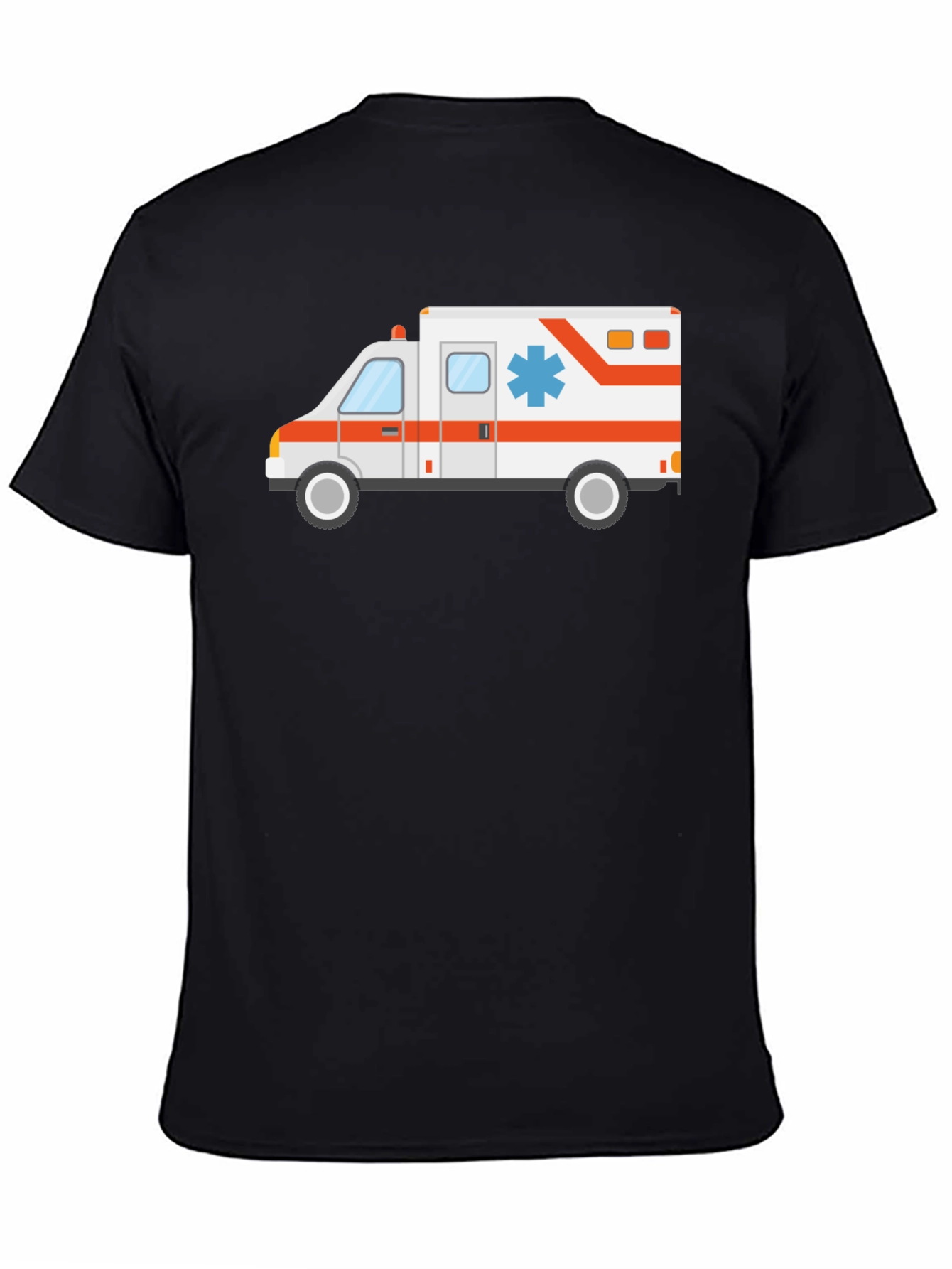 Ambulance Graphic T-Shirt - Medical Emergency Vehicle Tee
