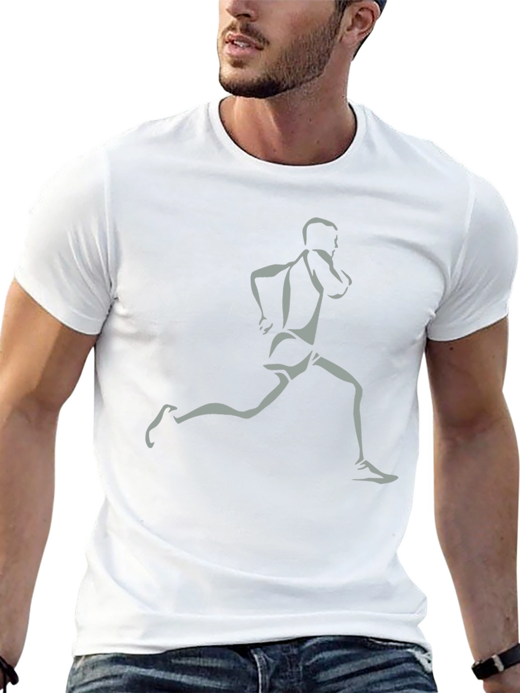 Mens Running Graphic T-Shirt