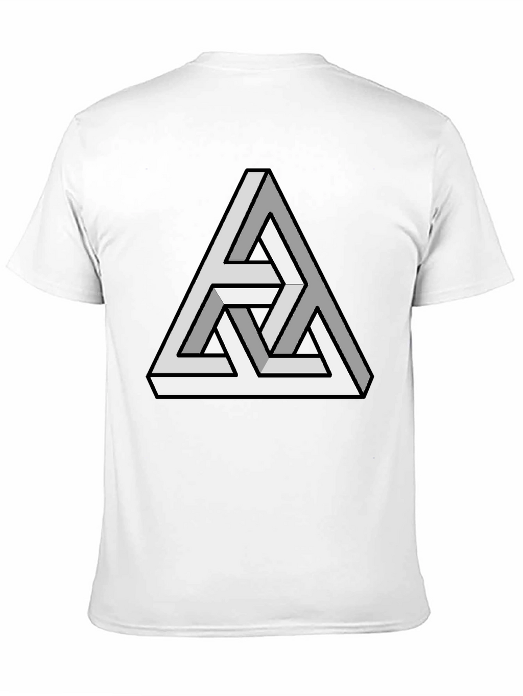 Optical Illusion Triangle T-Shirt - Mind-Bending Design