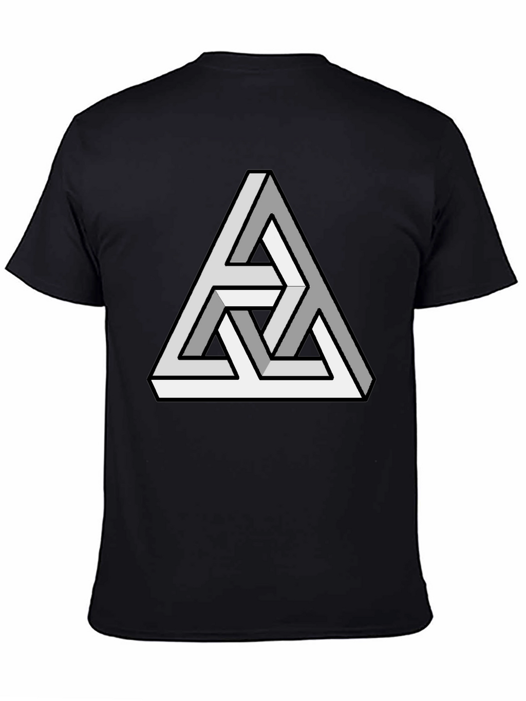 Optical Illusion Triangle T-Shirt - Mind-Bending Design