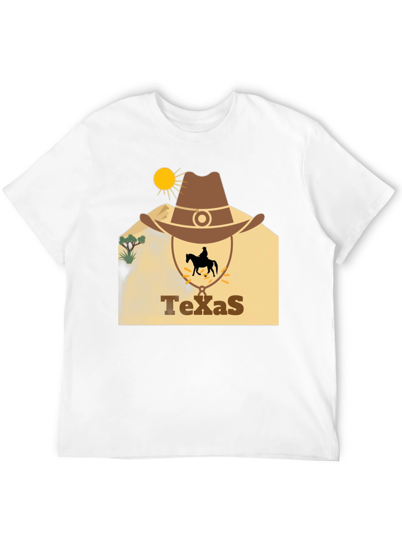 Texas Cowboy Graphic T-Shirt