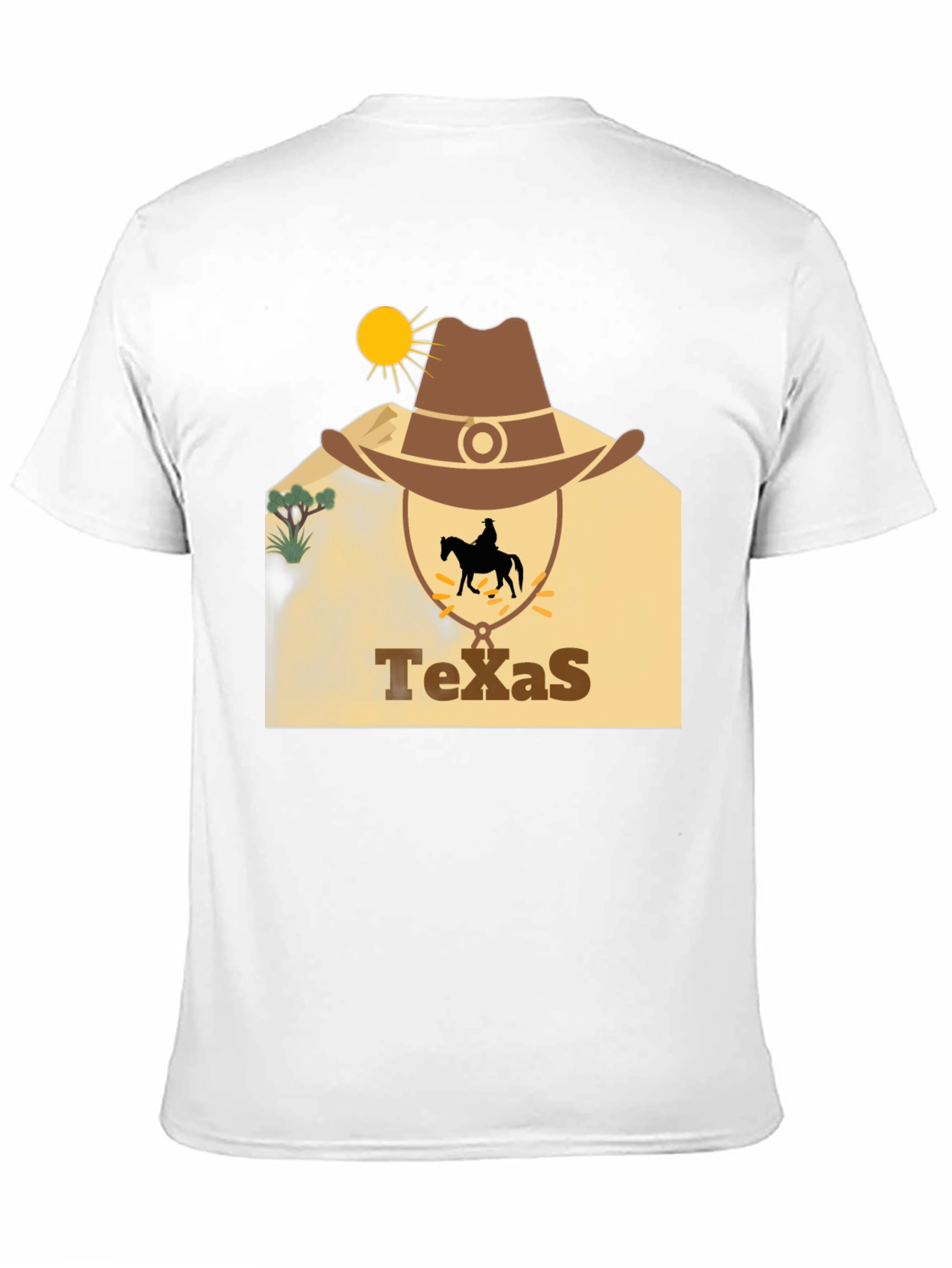 Texas Cowboy Graphic T-Shirt