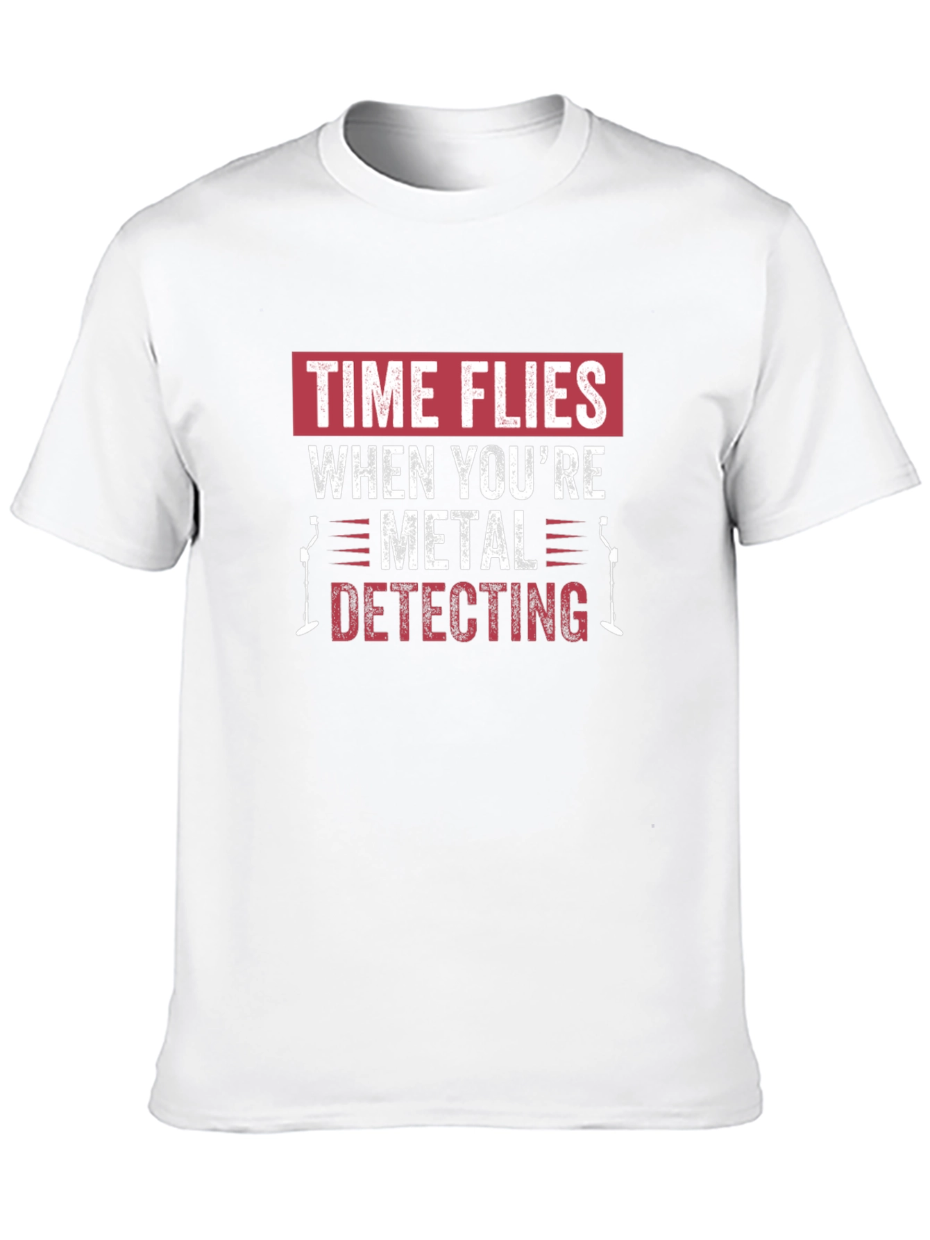 Metal Detecting T-Shirt: Time Flies Hobby Tee