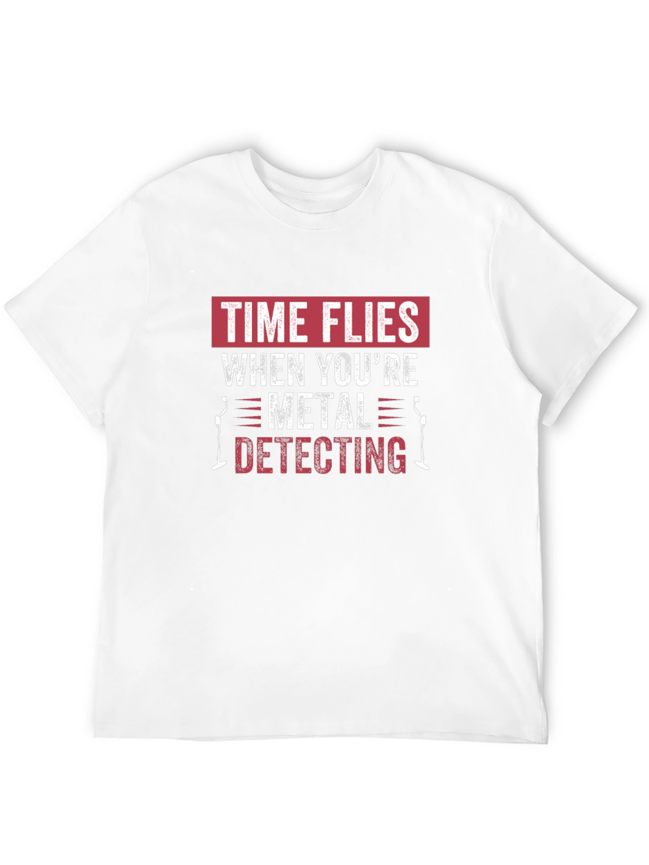 Metal Detecting T-Shirt: Time Flies Hobby Tee