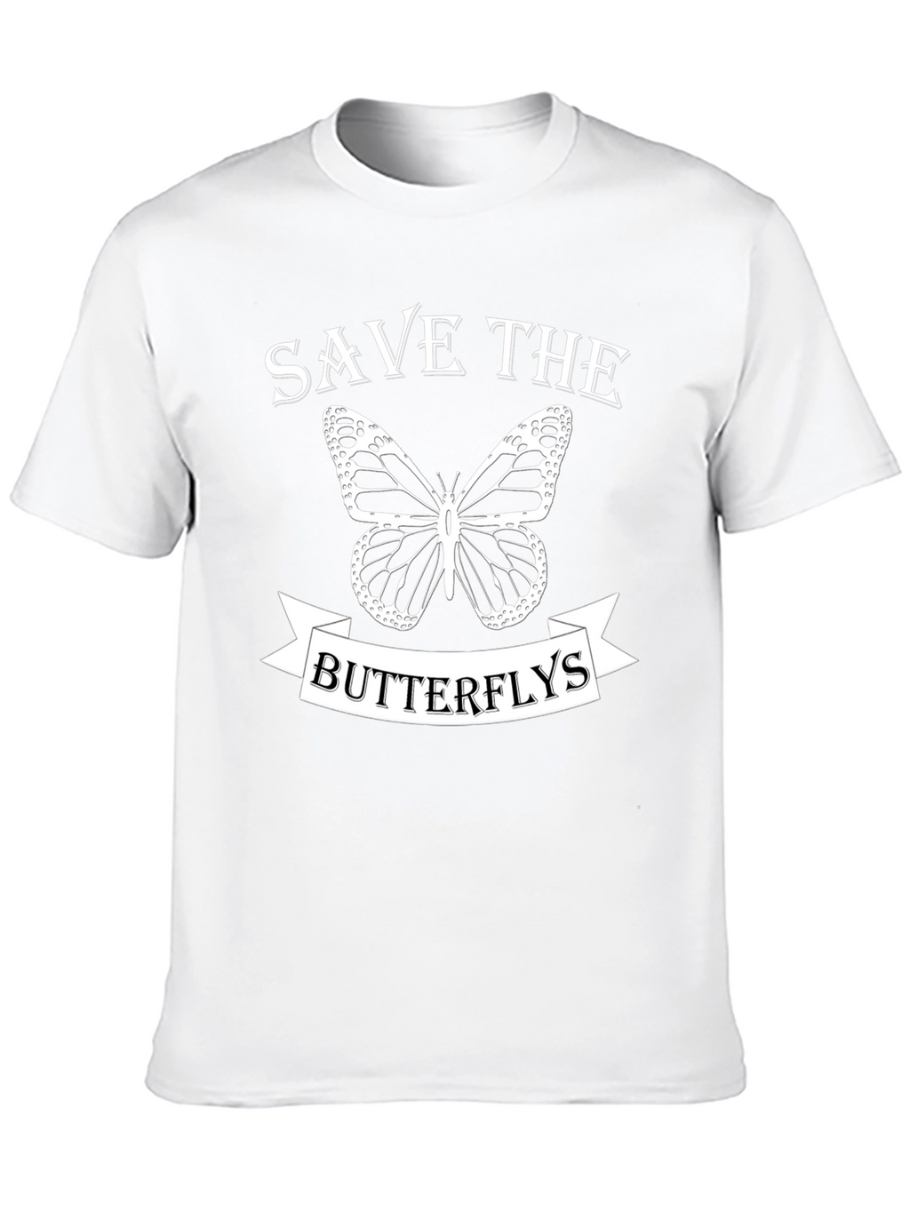 Save the Butterflies Graphic T-Shirt