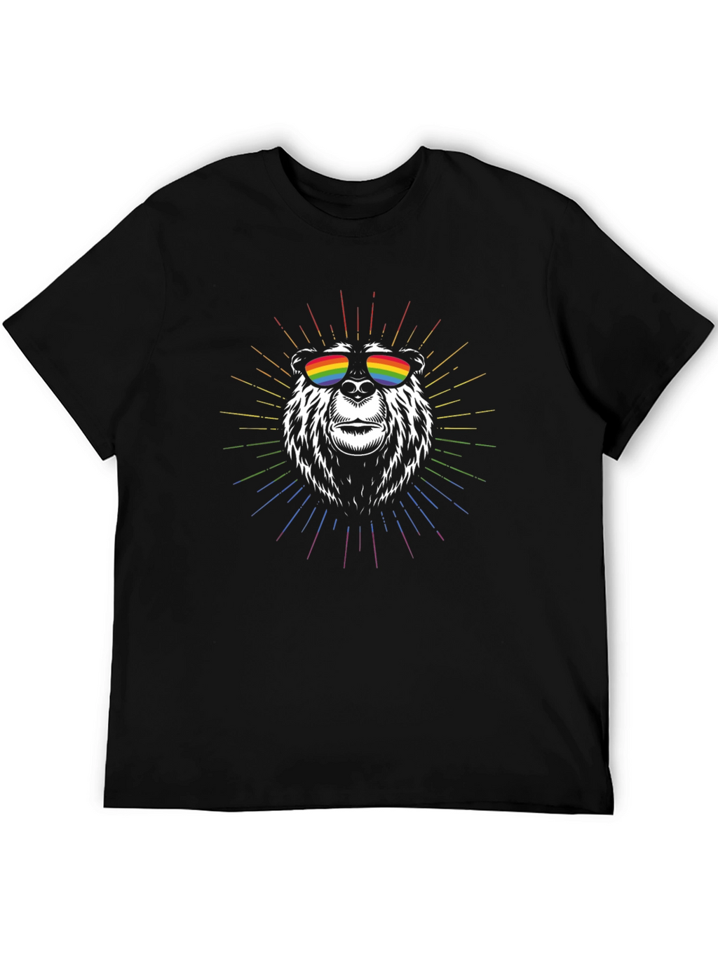 Rainbow Bear Graphic T-Shirt - Pride Apparel