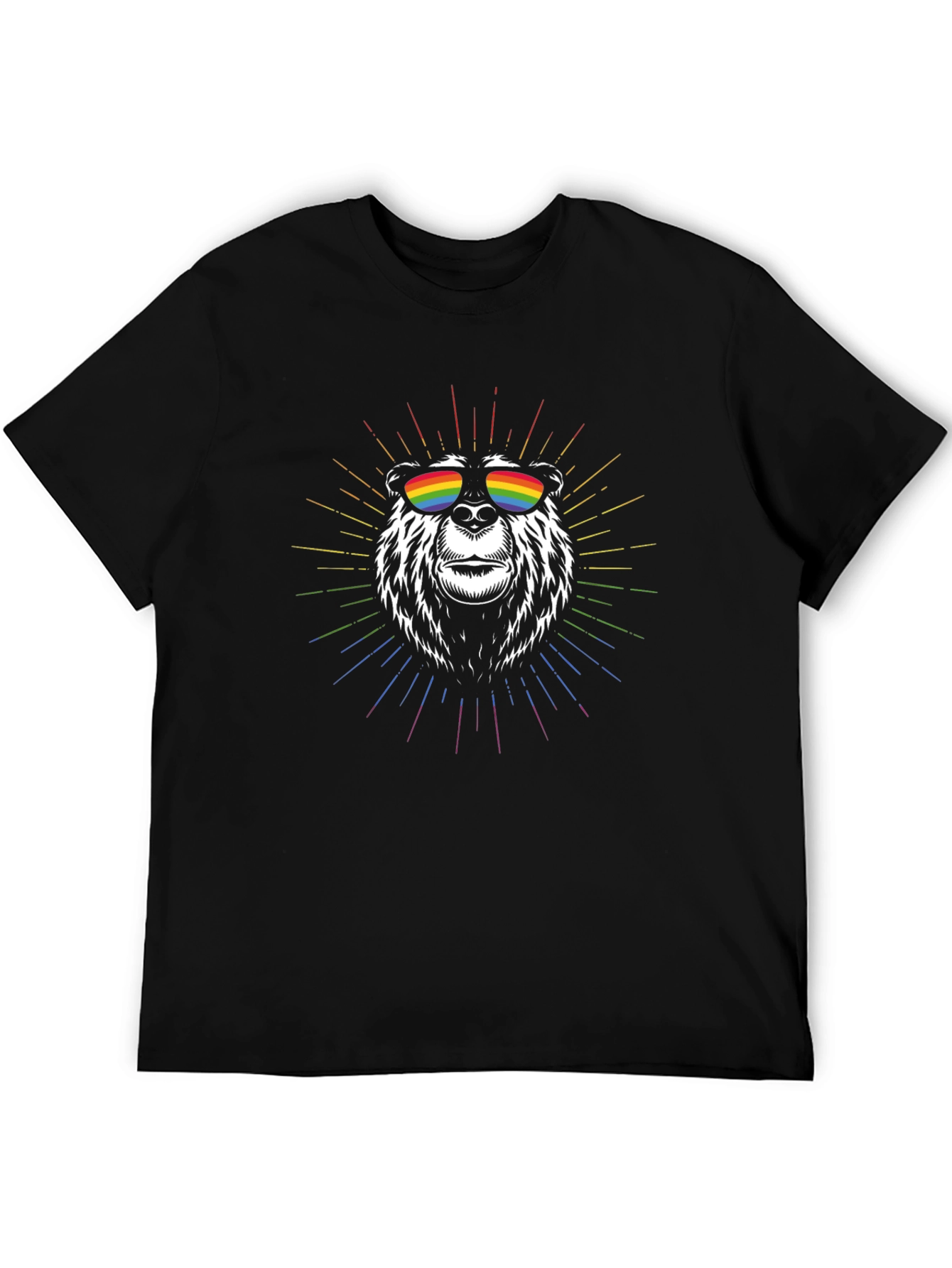 Rainbow Bear Graphic T-Shirt - Pride Apparel