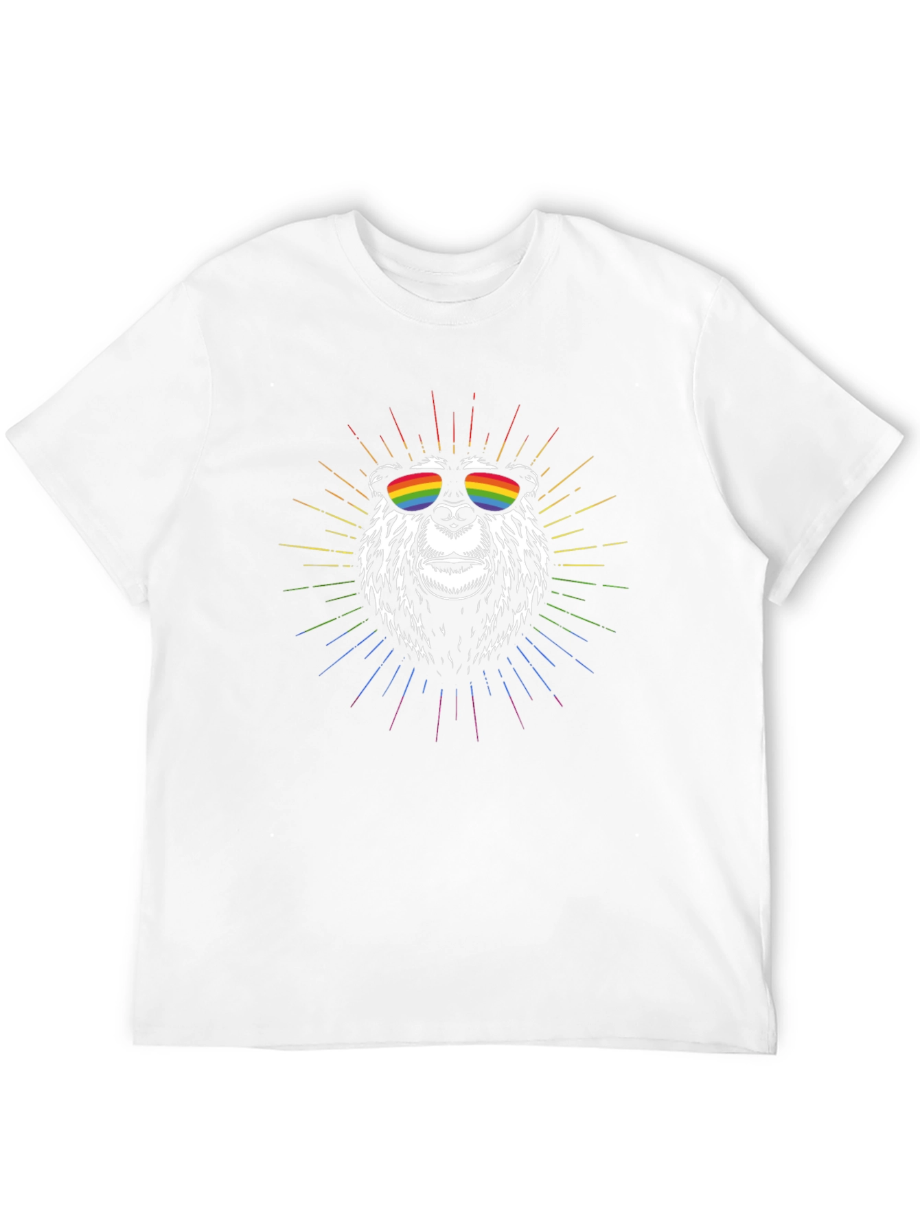 Rainbow Bear Graphic T-Shirt - Pride Apparel