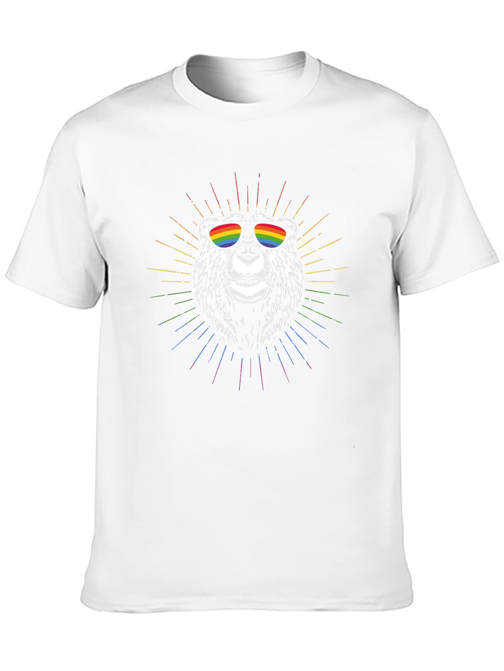 Rainbow Bear Graphic T-Shirt - Pride Apparel