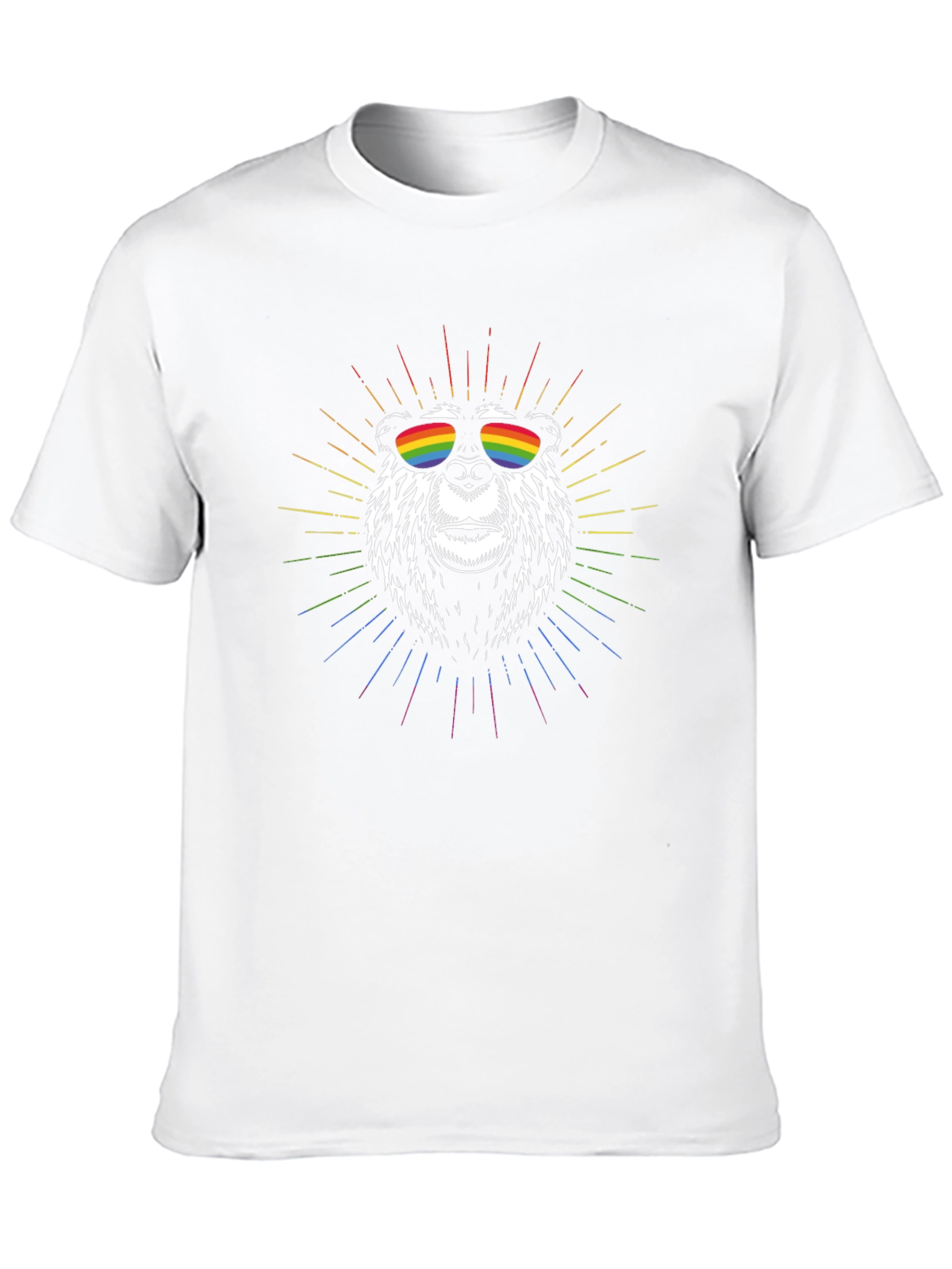 Rainbow Bear Graphic T-Shirt - Pride Apparel