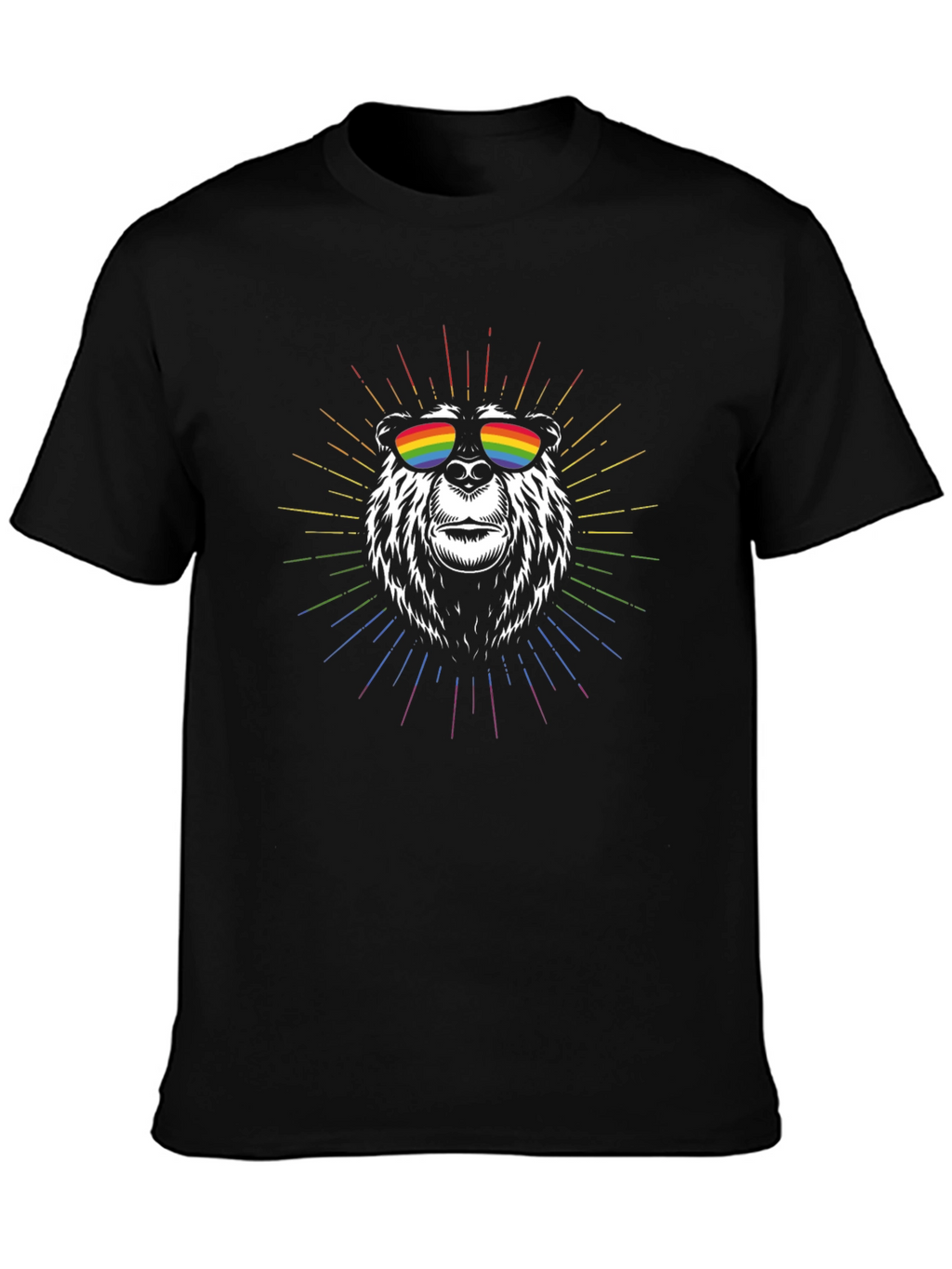 Rainbow Bear Graphic T-Shirt - Pride Apparel