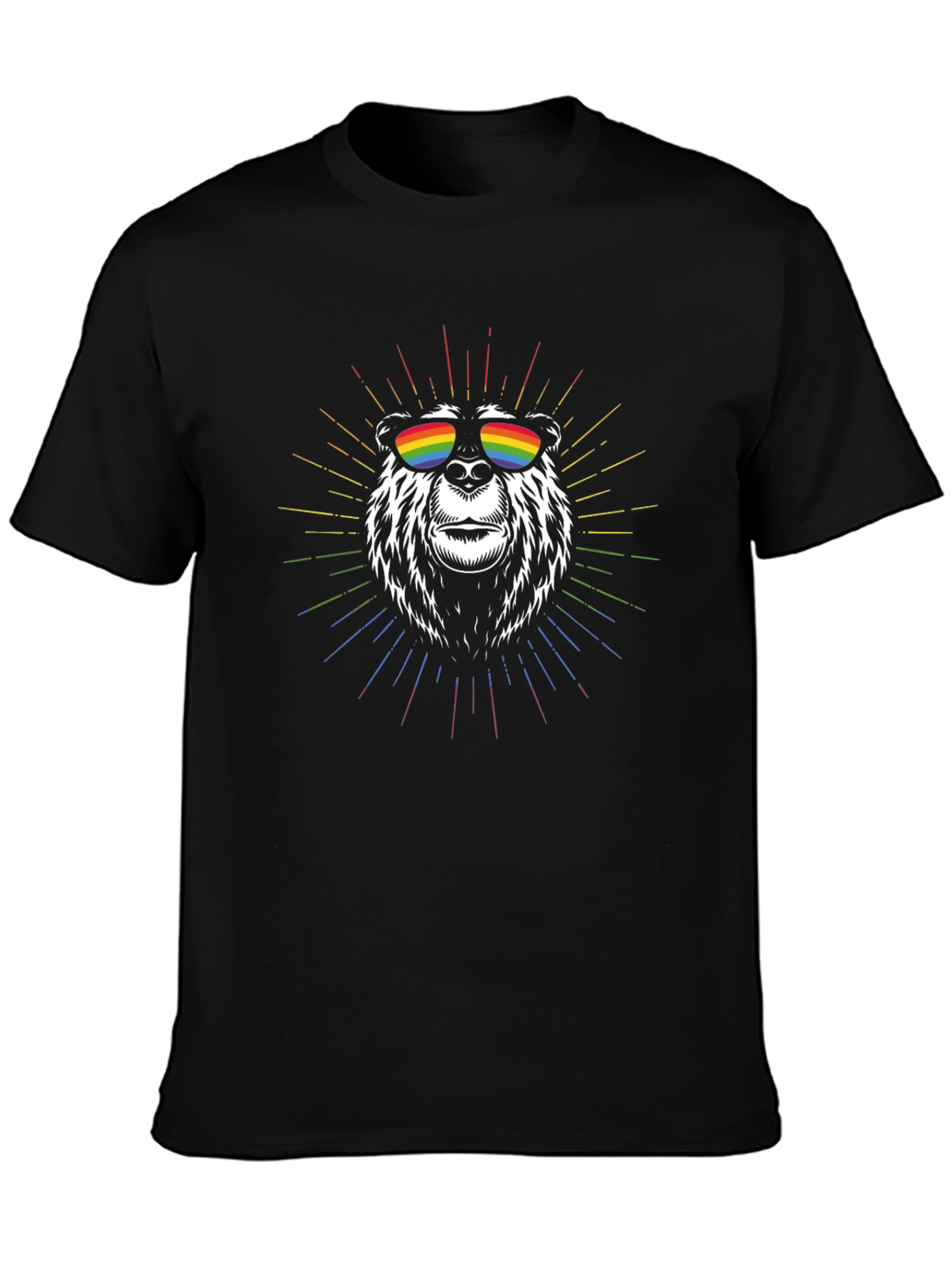 Rainbow Bear Graphic T-Shirt - Pride Apparel