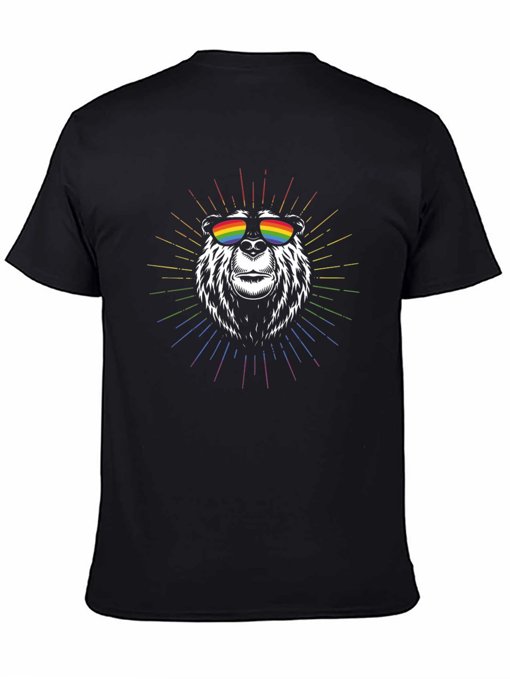 Rainbow Bear Graphic T-Shirt - Pride Apparel