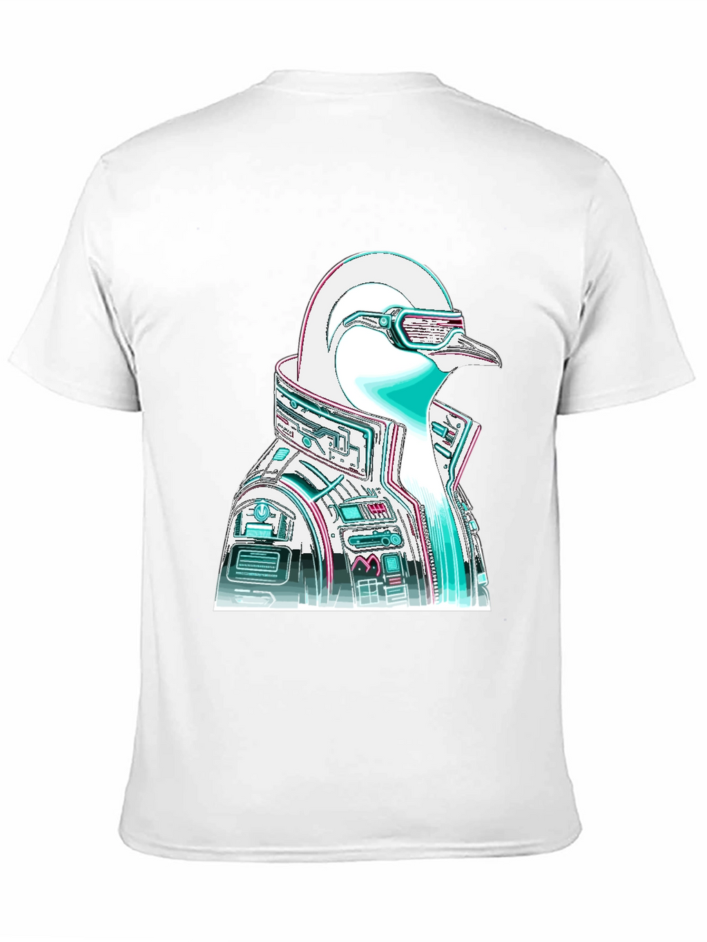 Cyberpunk Penguin Graphic T-Shirt