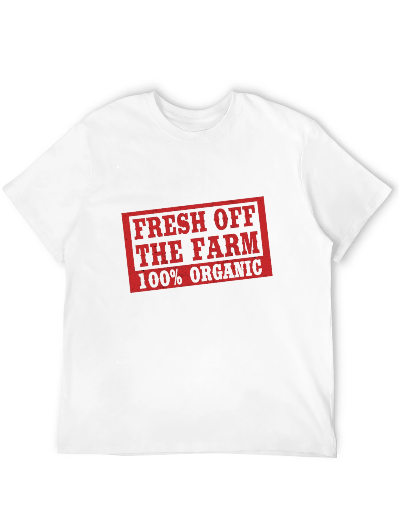 Fresh Off The Farm 100% Organic Black T-Shirt