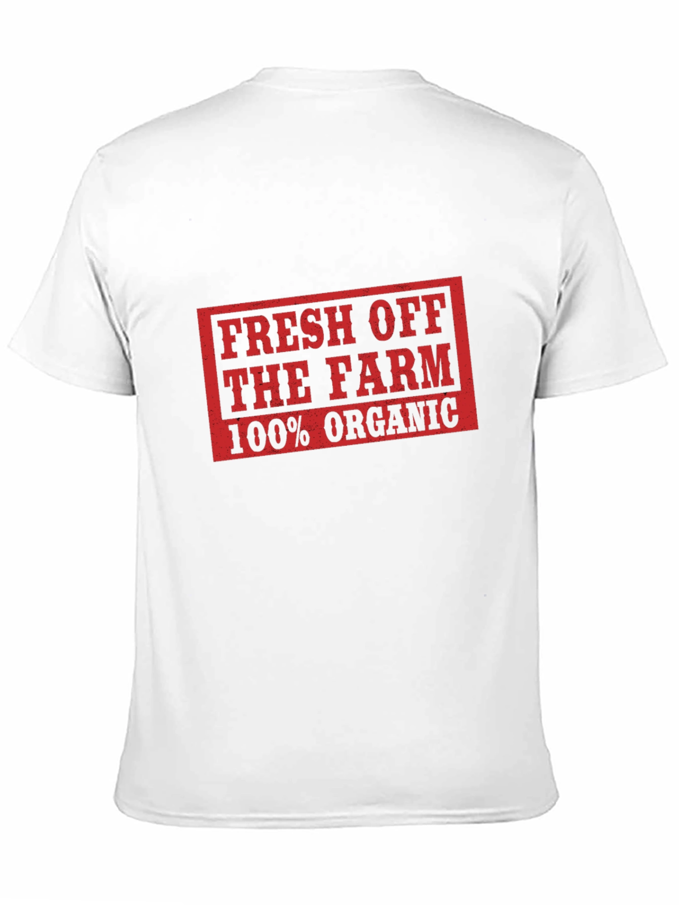 Fresh Off The Farm 100% Organic Black T-Shirt