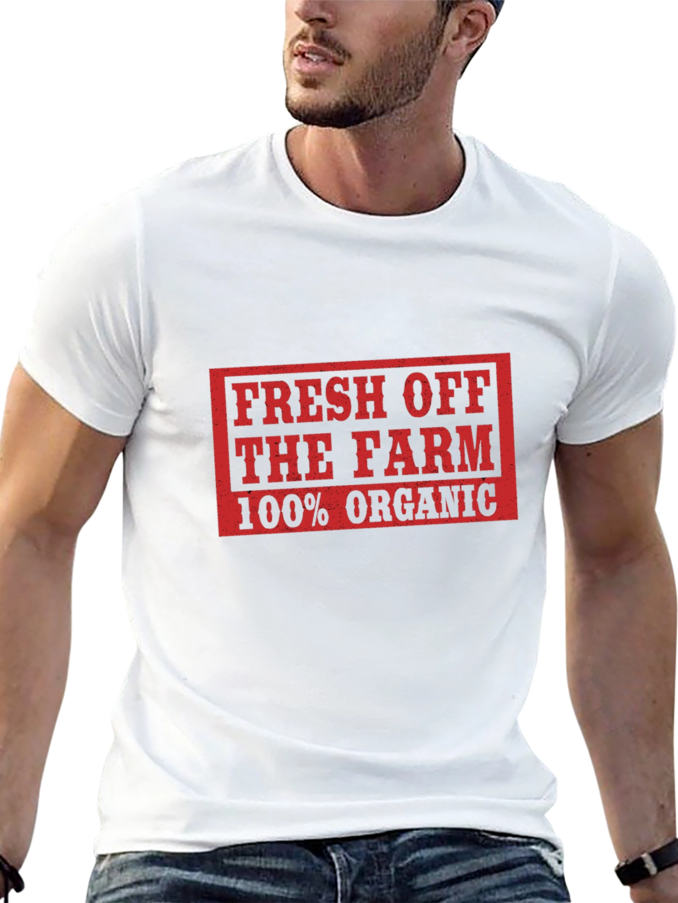 Fresh Off The Farm 100% Organic Black T-Shirt