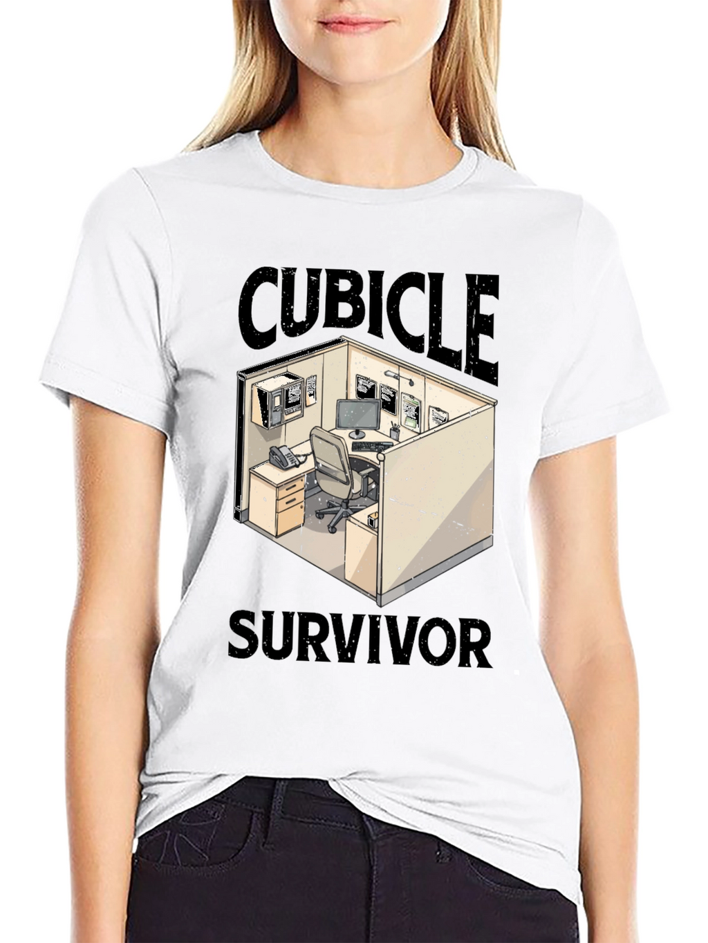 Cubicle Survivor Graphic T-Shirt