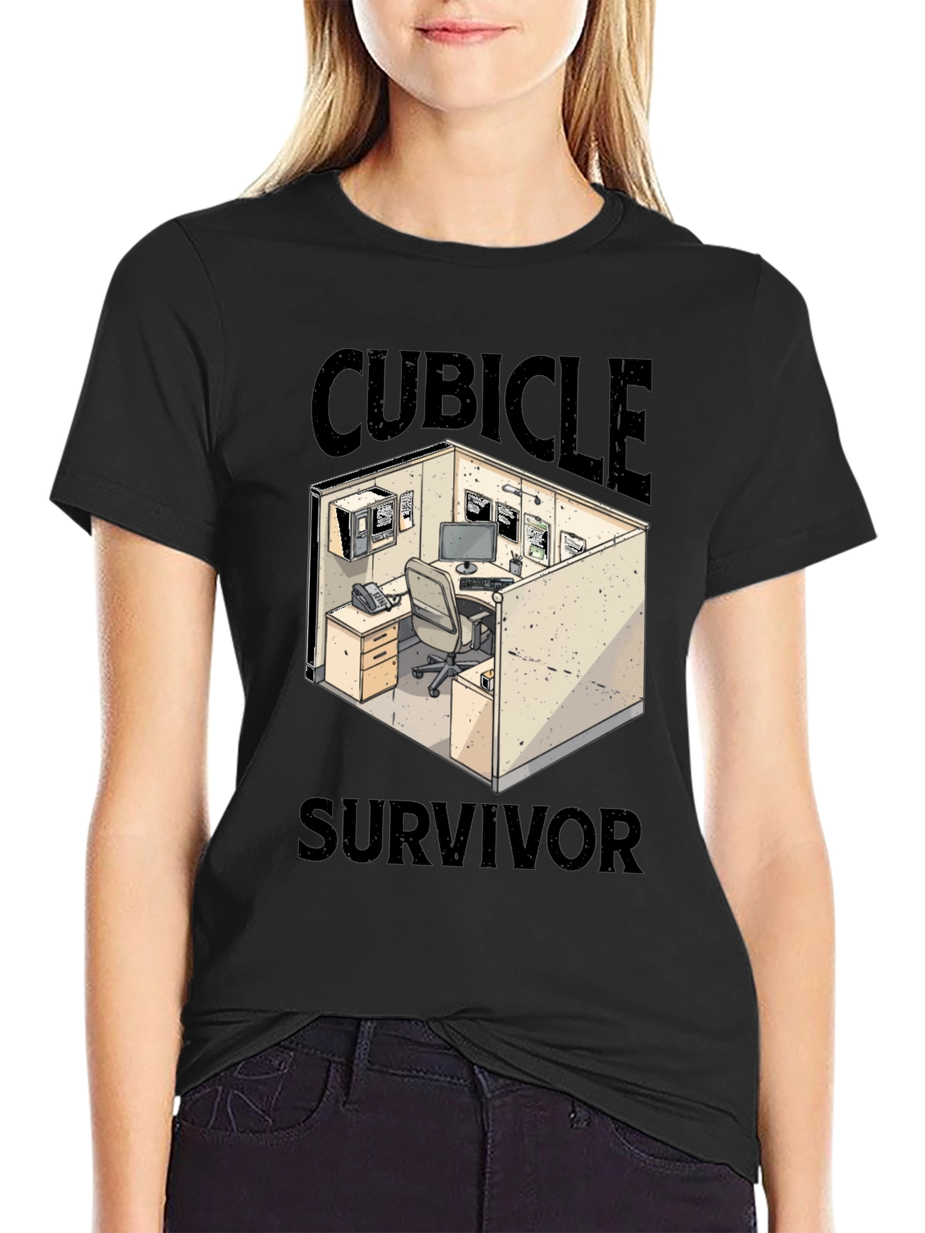 Cubicle Survivor Graphic T-Shirt