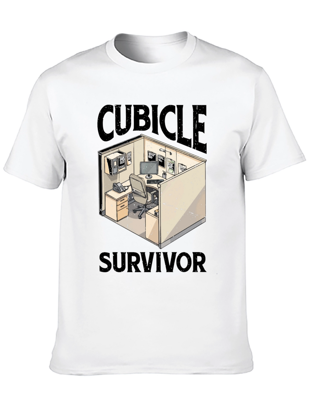 Cubicle Survivor Graphic T-Shirt