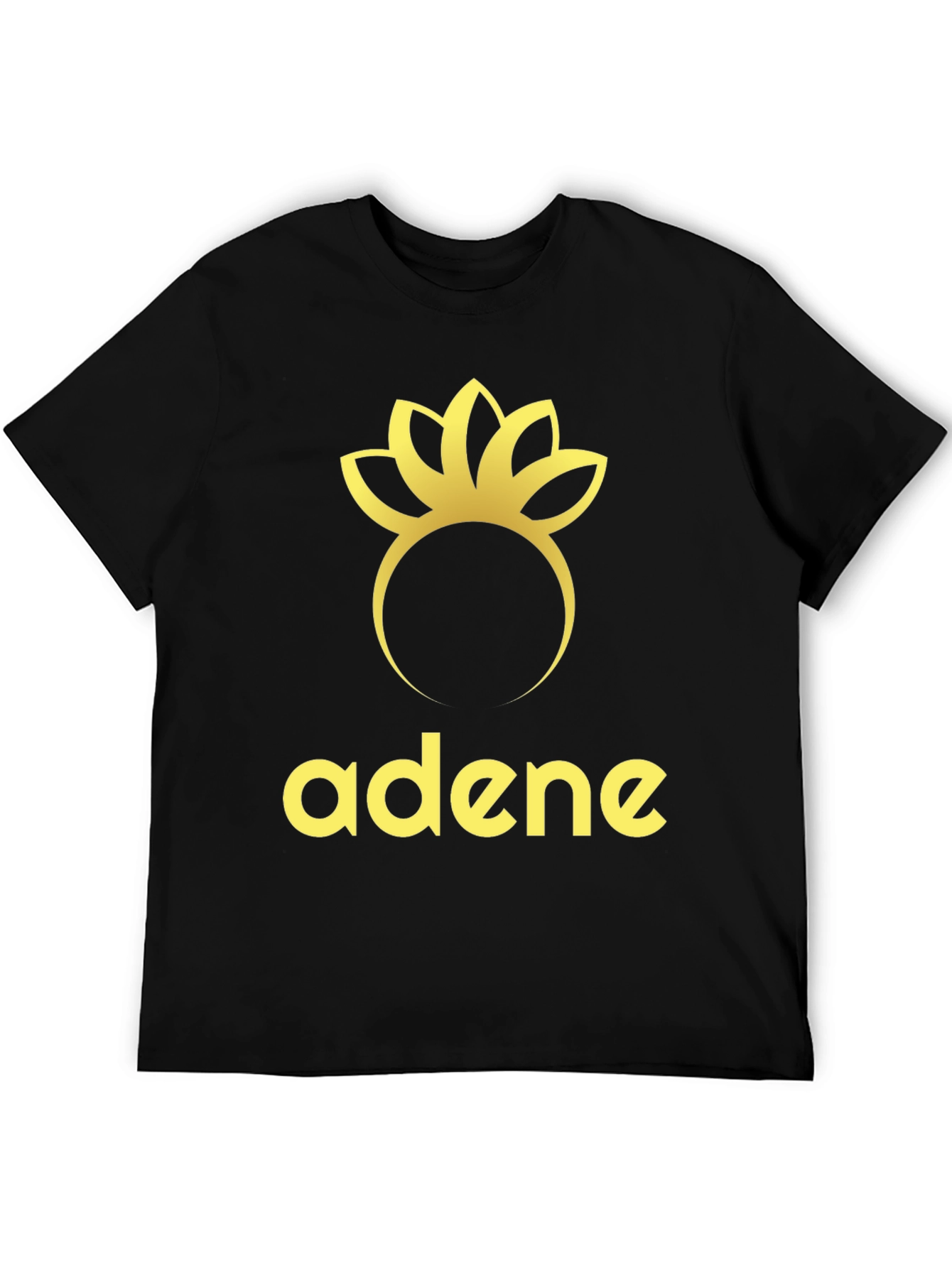 Adene Black Graphic Tee