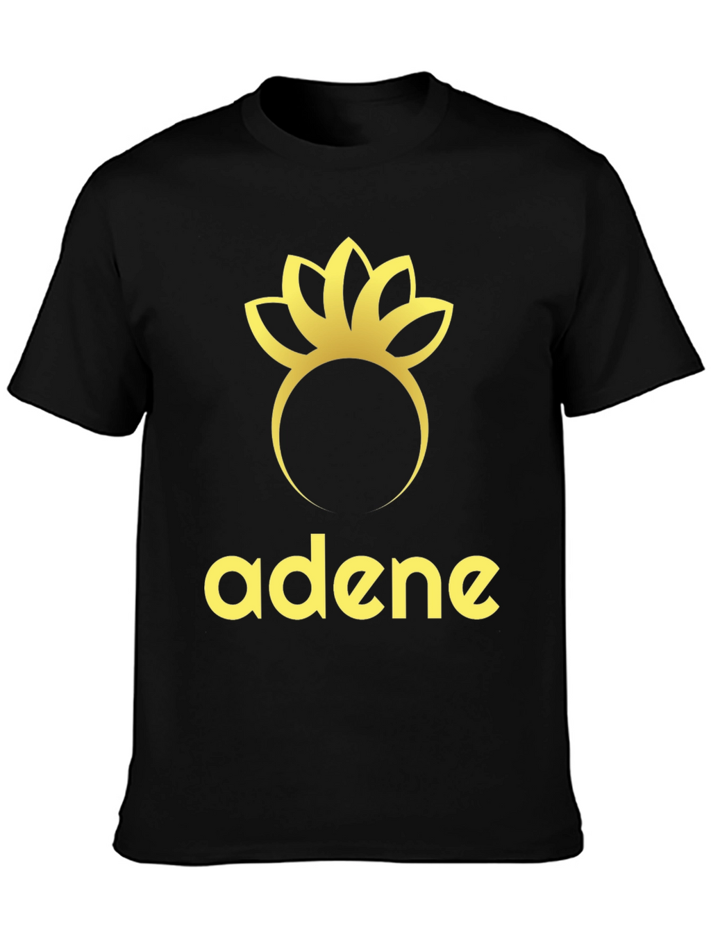 Adene Black Graphic Tee