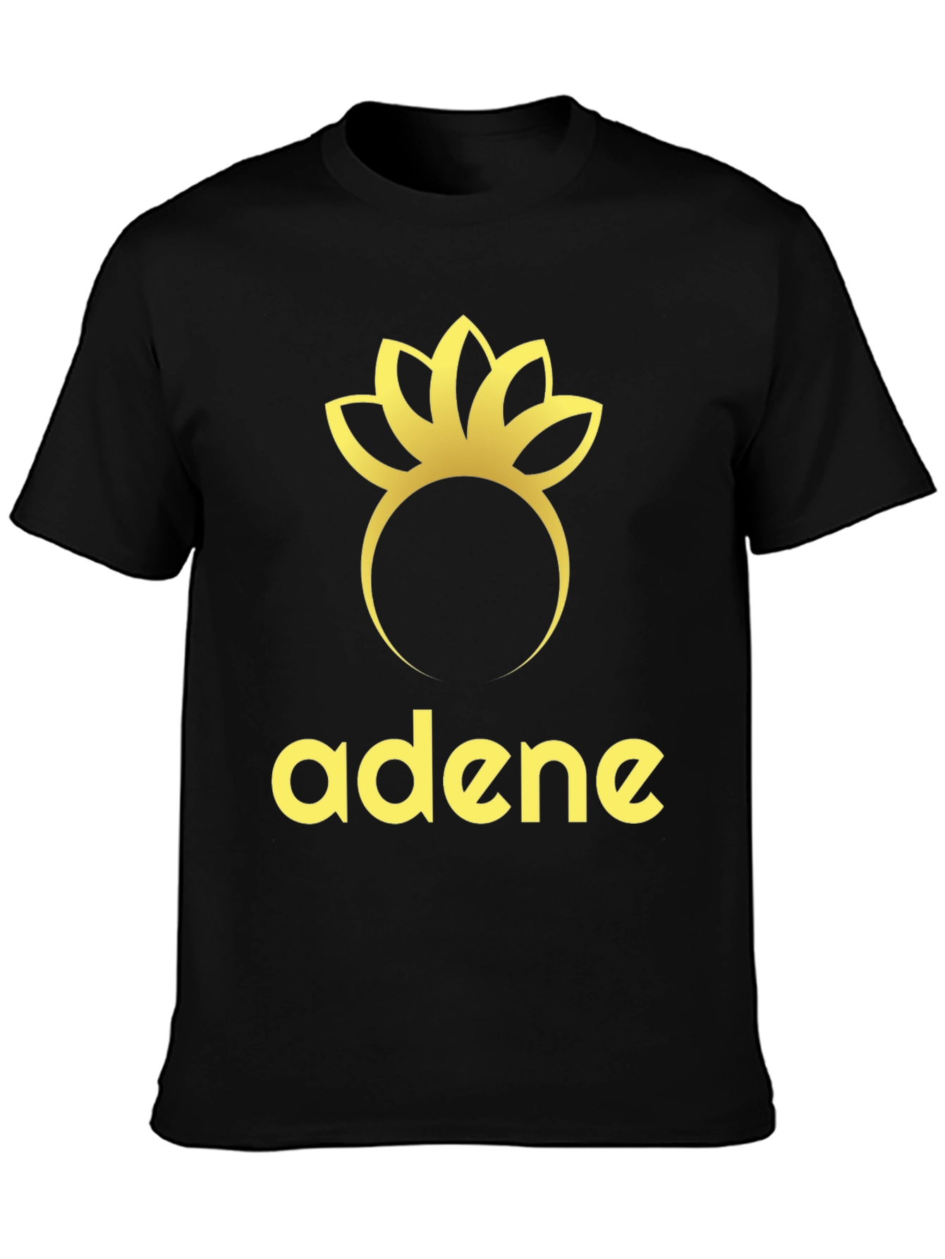 Adene Black Graphic Tee