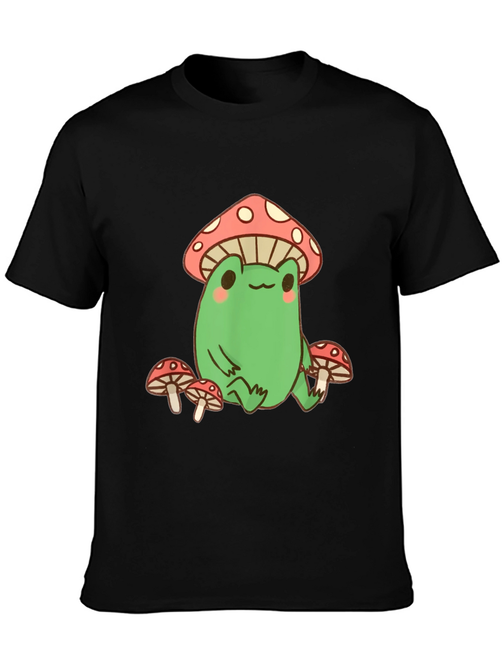 Frog and Mushroom Graphic Tee
