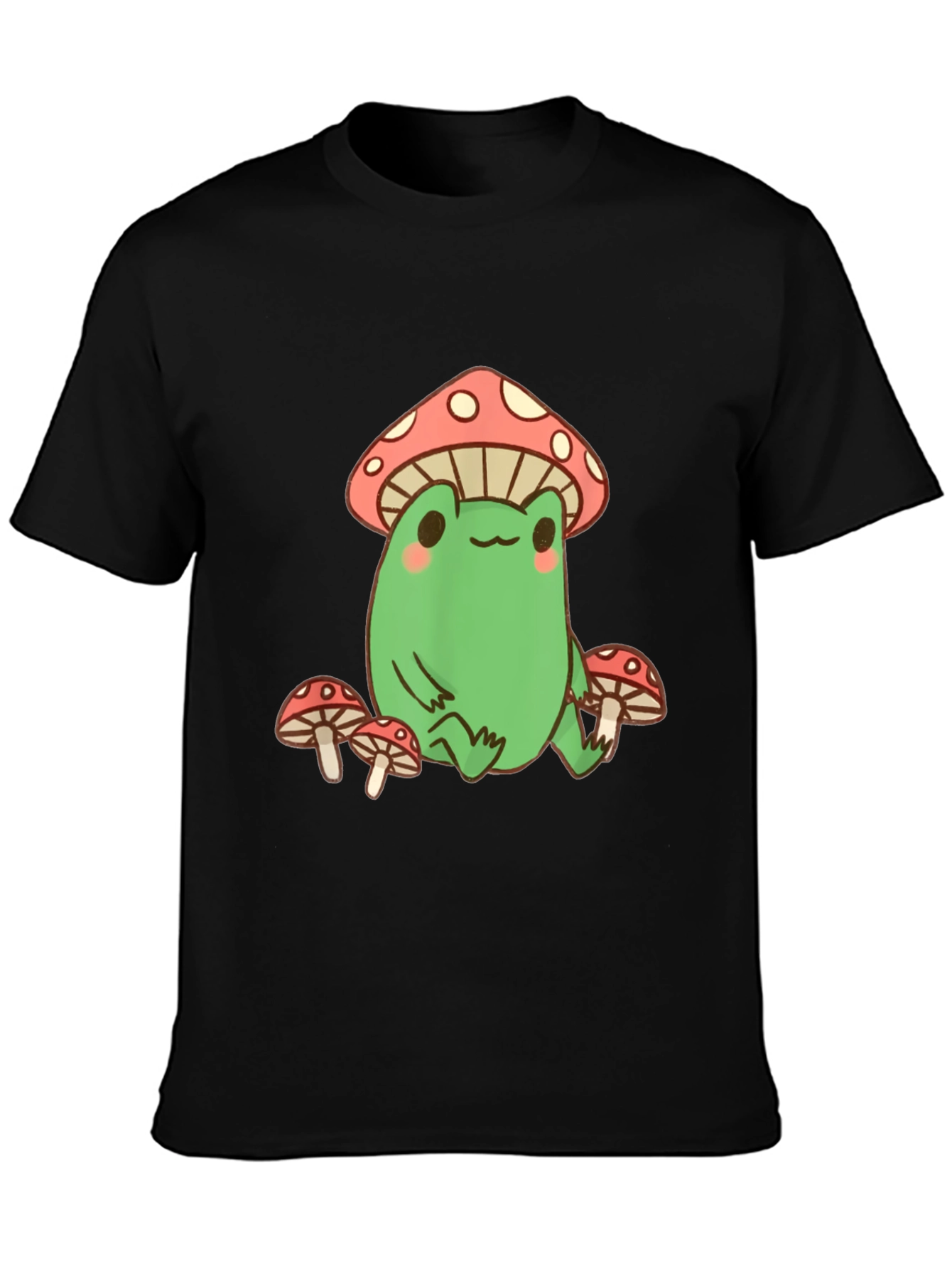 Frog and Mushroom Graphic Tee