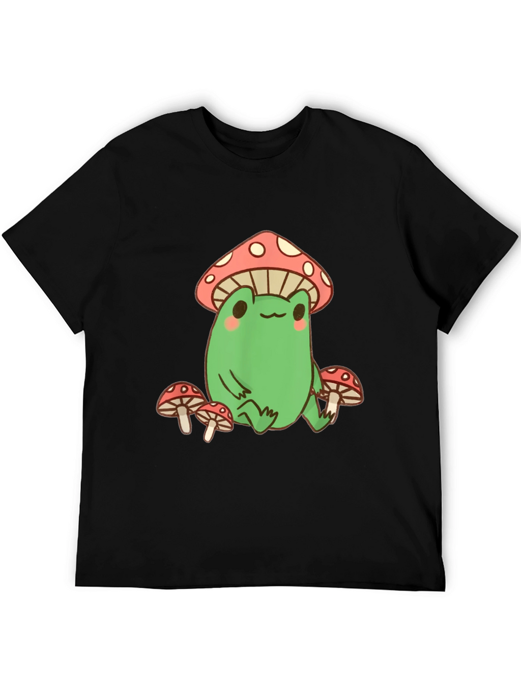 Frog and Mushroom Graphic Tee