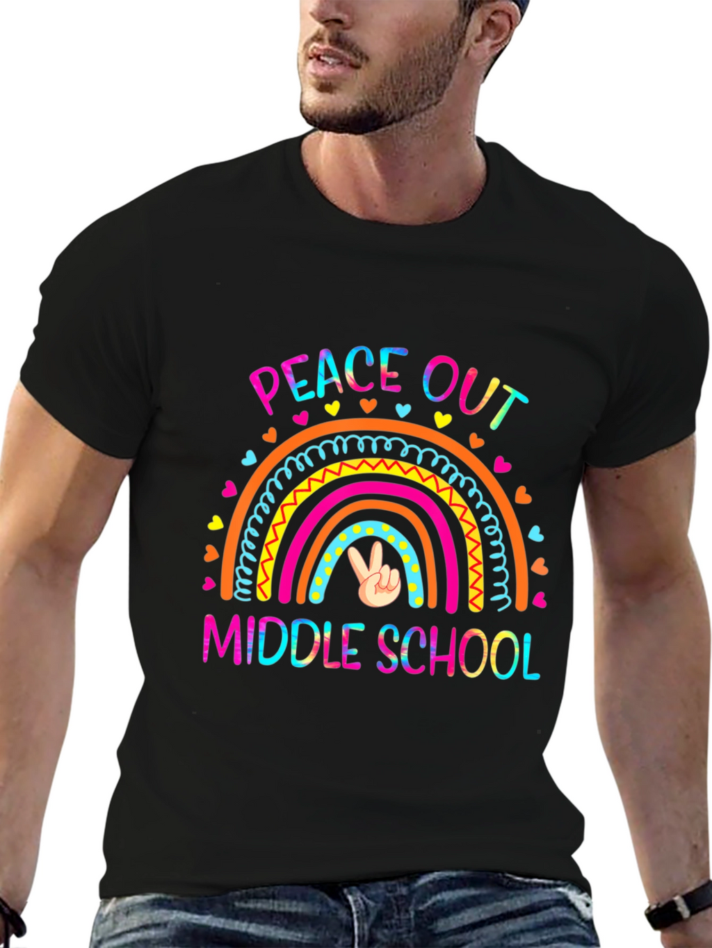 Peace Out Middle School T-Shirt
