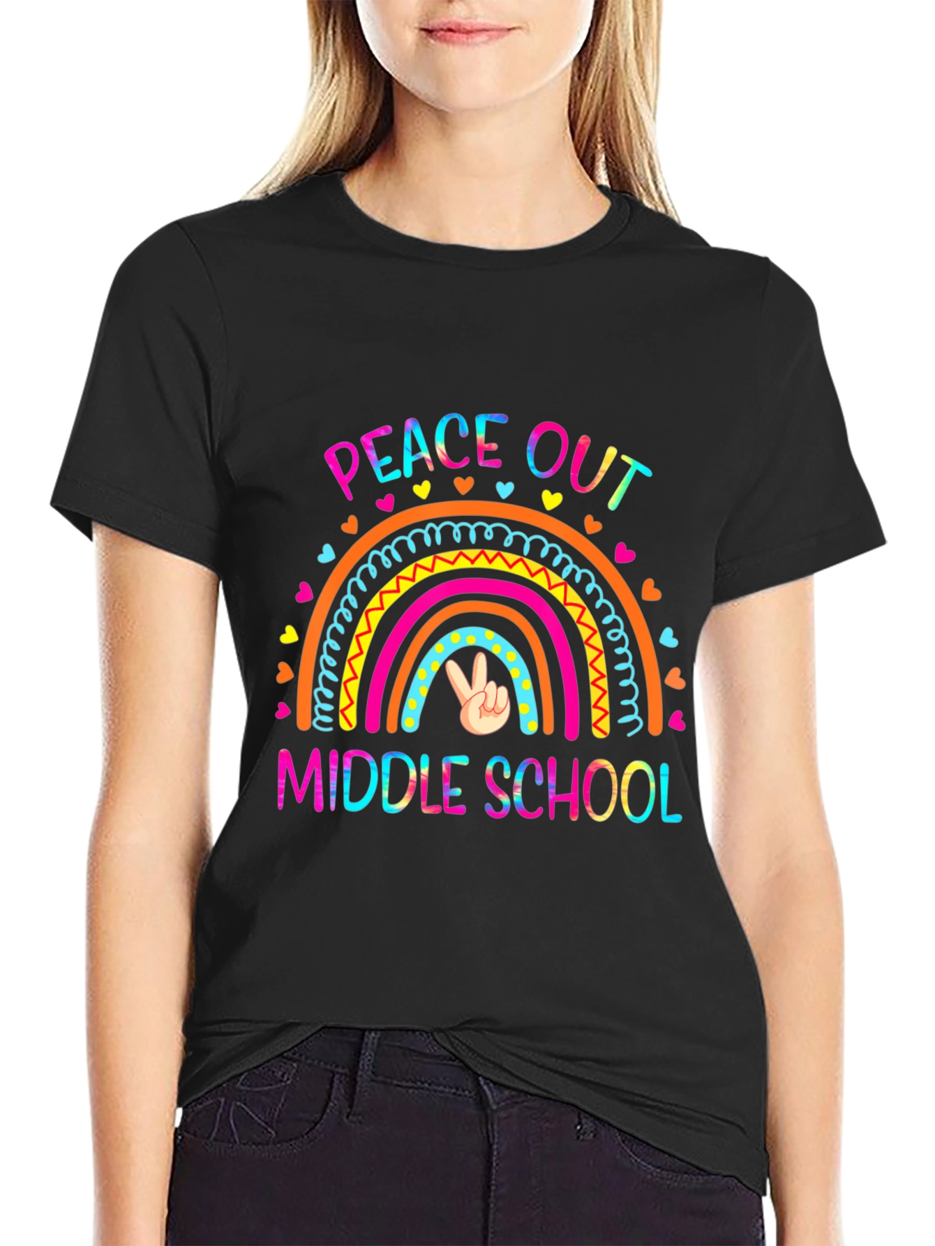 Peace Out Middle School T-Shirt