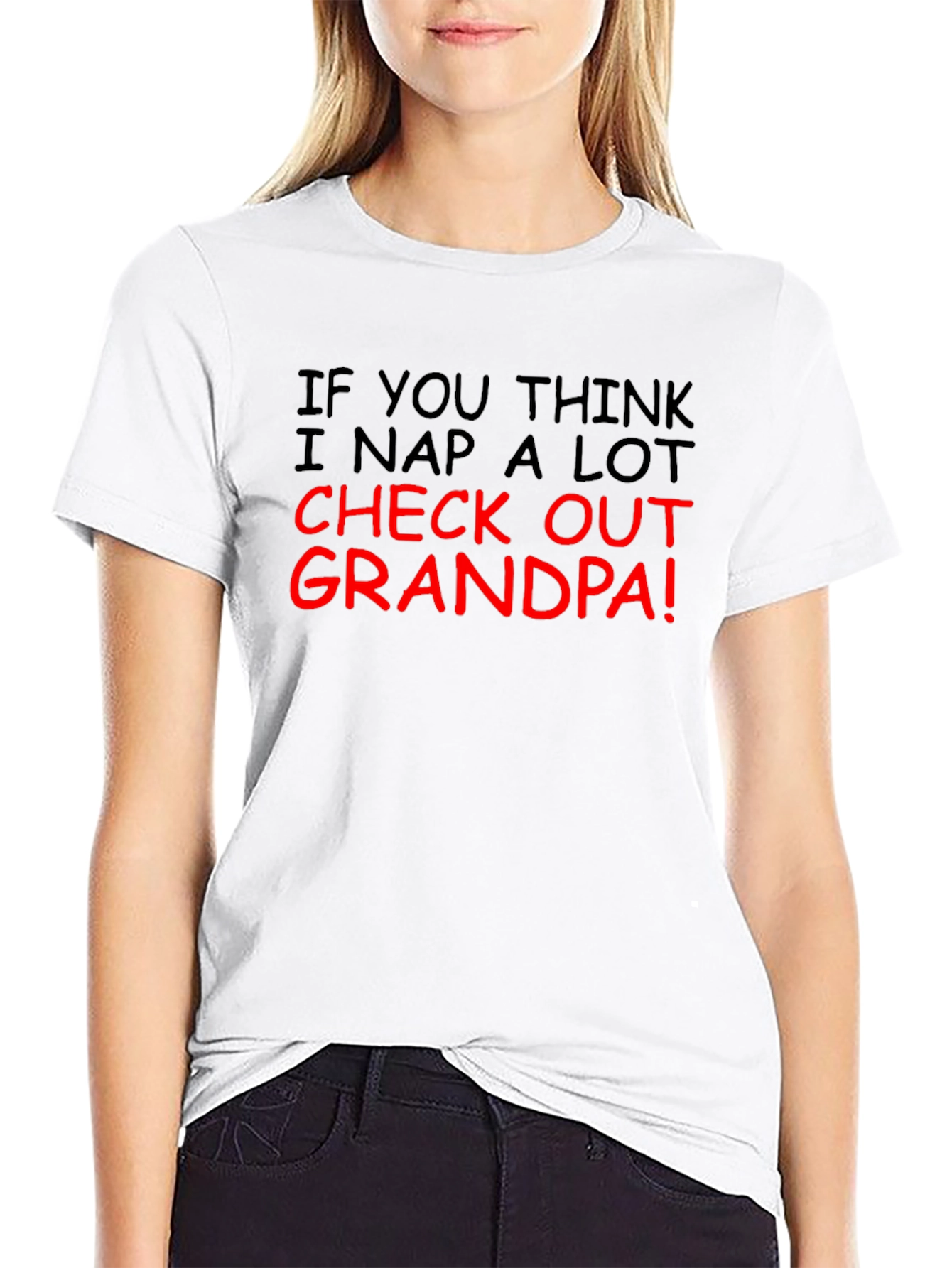Funny Check Out Grandpa Graphic T-Shirt