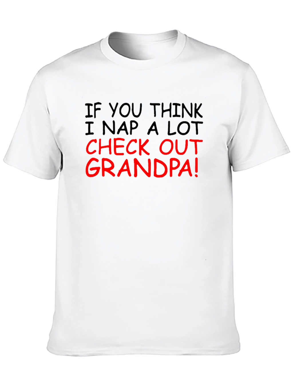 Funny Check Out Grandpa Graphic T-Shirt