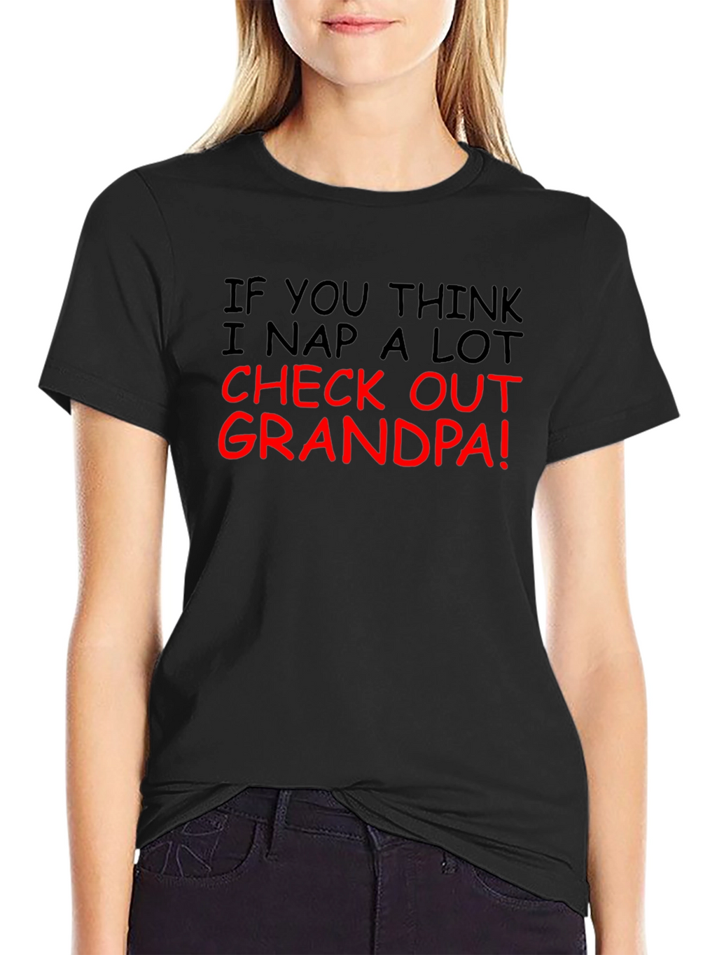 Funny Check Out Grandpa Graphic T-Shirt