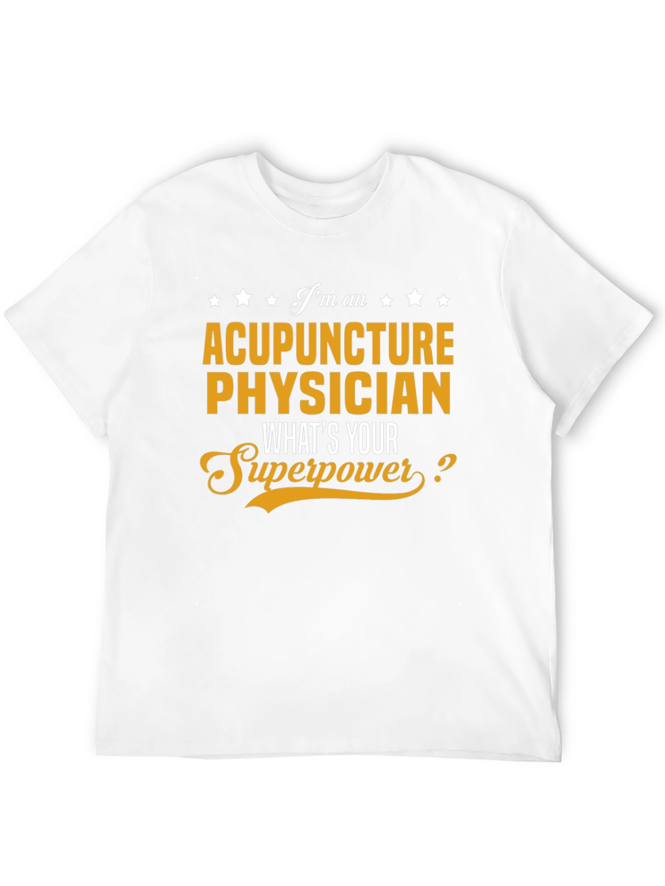 Acupuncture Physician Superpower Black T-Shirt