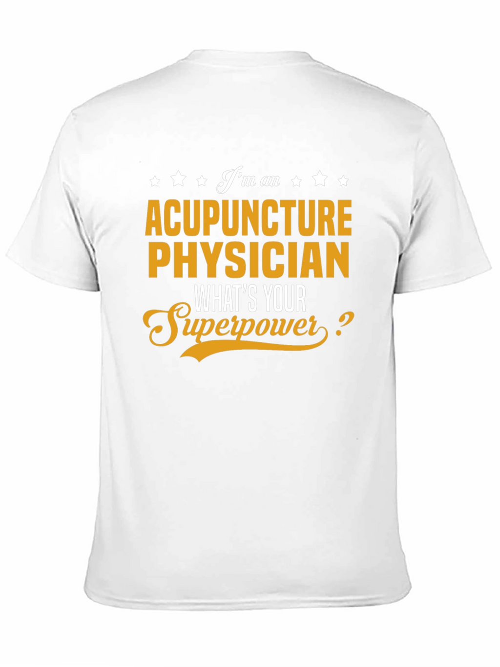 Acupuncture Physician Superpower Black T-Shirt