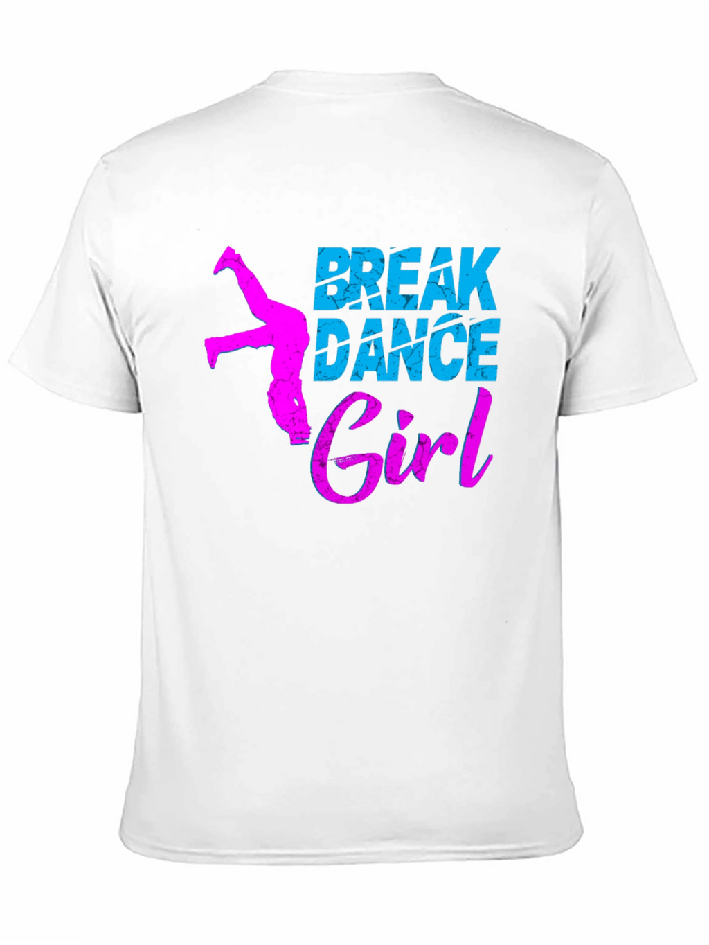 Break Dance Girl Graphic Tee - Black
