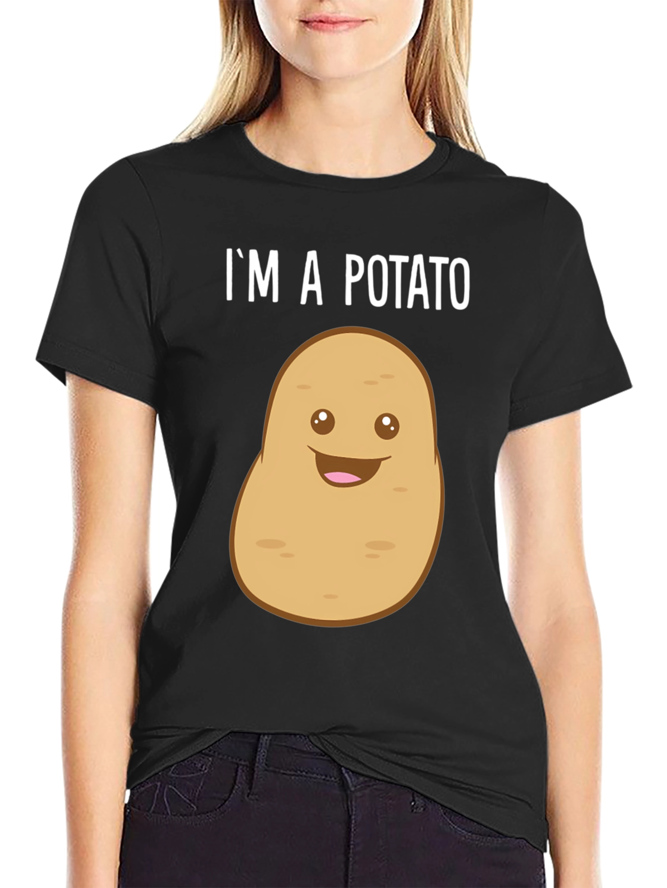 Funny Potato T-Shirt - Im A Potato Graphic Tee