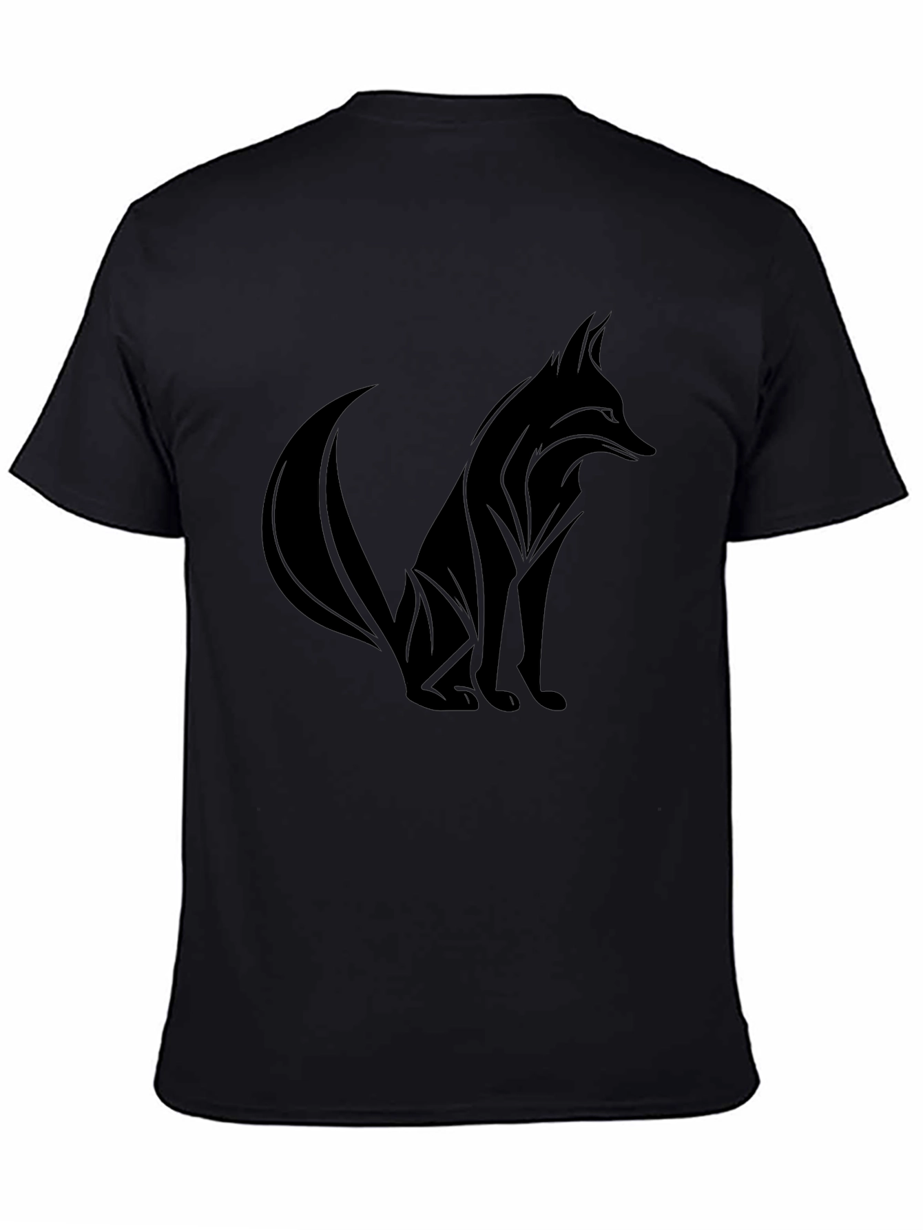 Black Fox Graphic Tee - Mens Short Sleeve
