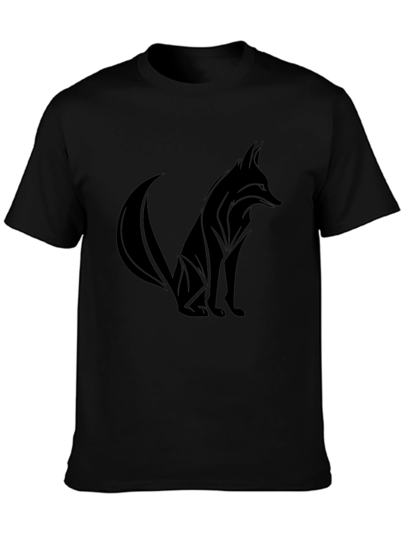 Black Fox Graphic Tee - Mens Short Sleeve